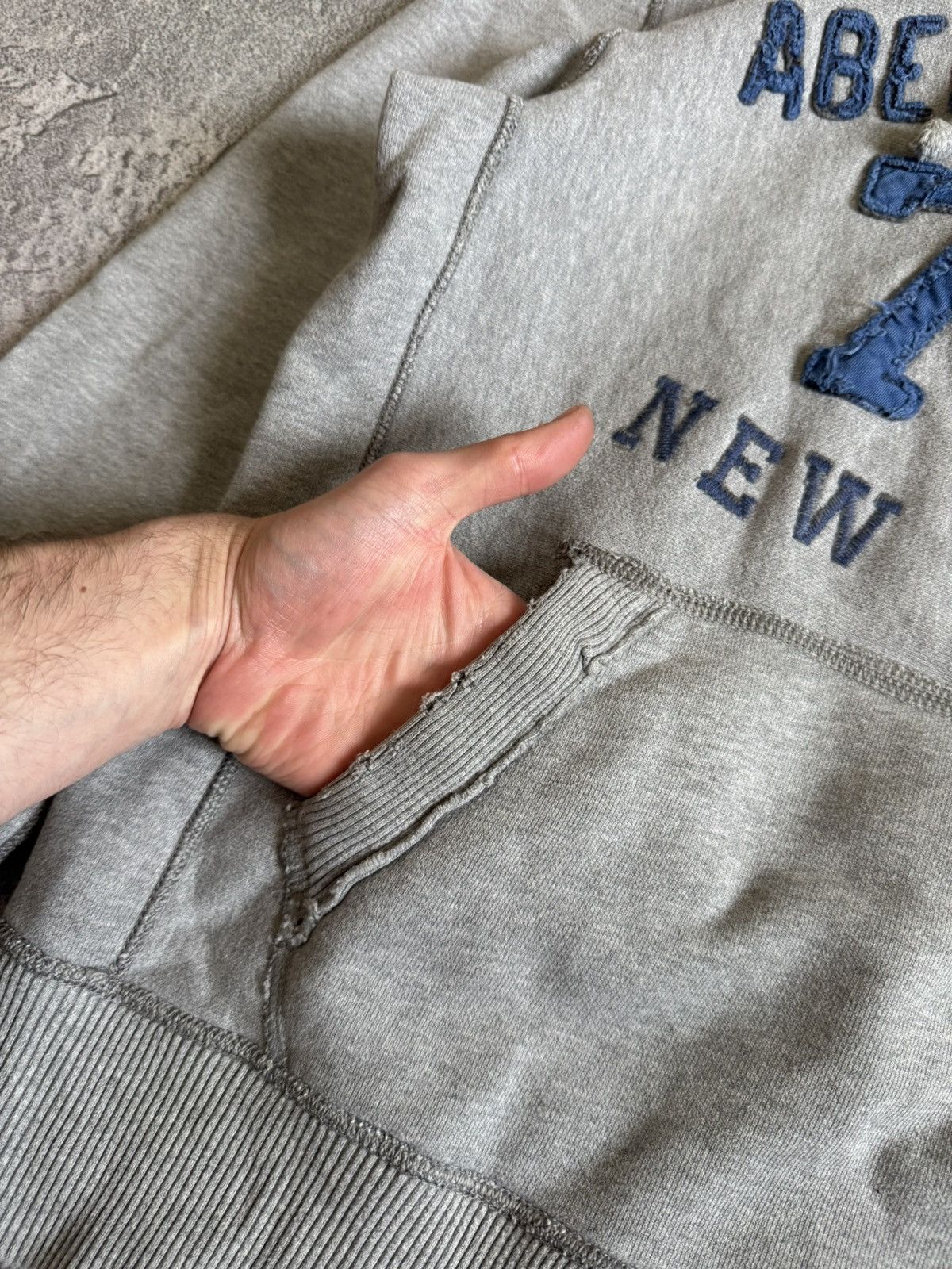 Abercrombie & Fitch Abercrombie & Fitch S big logo hoodie y2K opium sweatshirt Size US S / EU 44-46 / 1 - 9 Thumbnail
