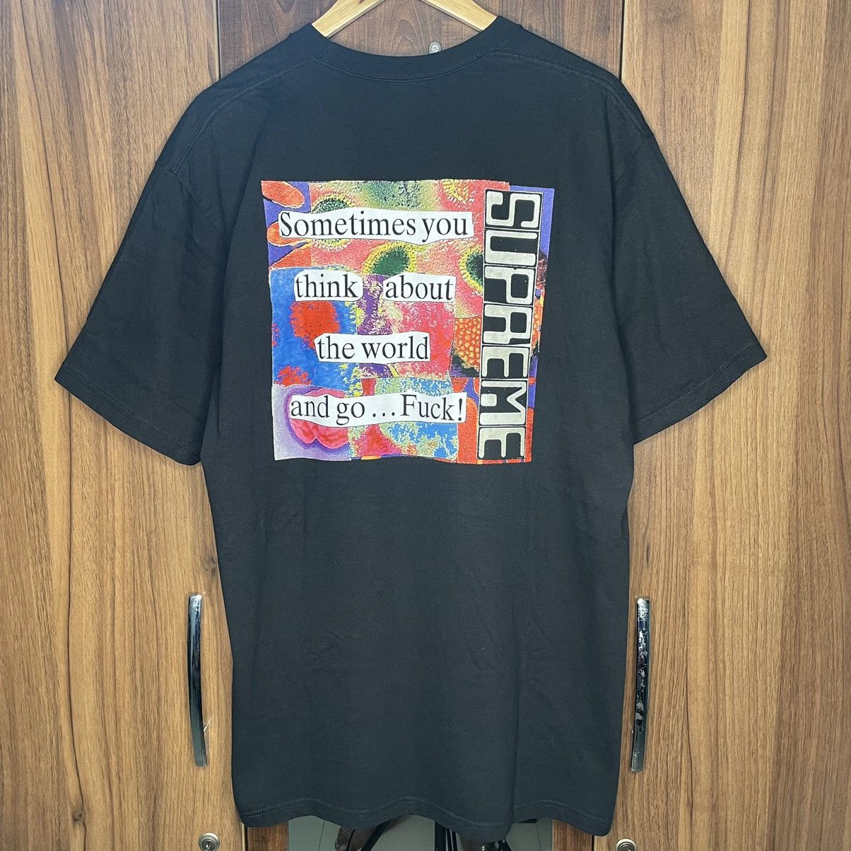 Supreme Supreme Static black tee Size US XL / EU 56 / 4 - 1 Thumbnail