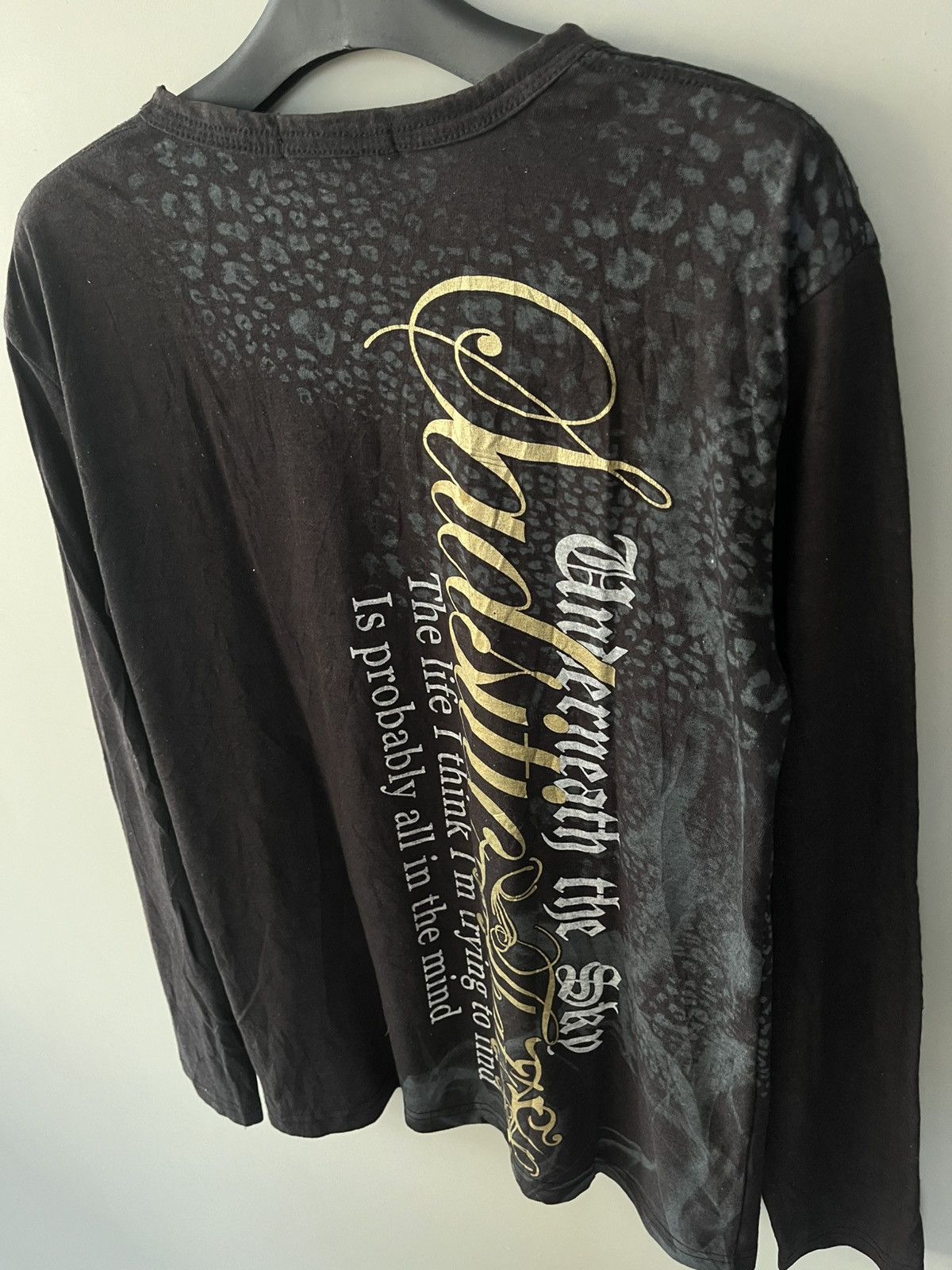 14th Addiction JAPANESE CLASH AHEAD POEM GOTHIC SEDITIONARIES PUNK STYLE Size US L / EU 52-54 / 3 - 6 Thumbnail