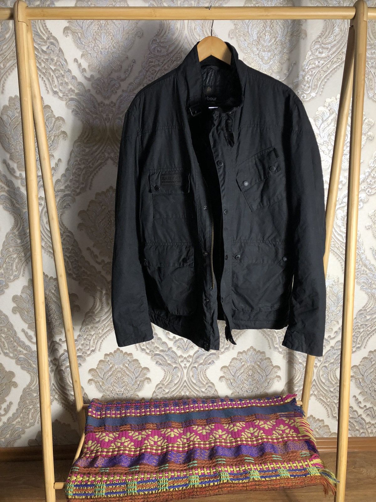Barbour × Vintage VERY RARE BARBOUR INTERNATIONAL CRANK WAXED CASUAL JACKET Size US XXL / EU 58 / 5 - 2 Thumbnail