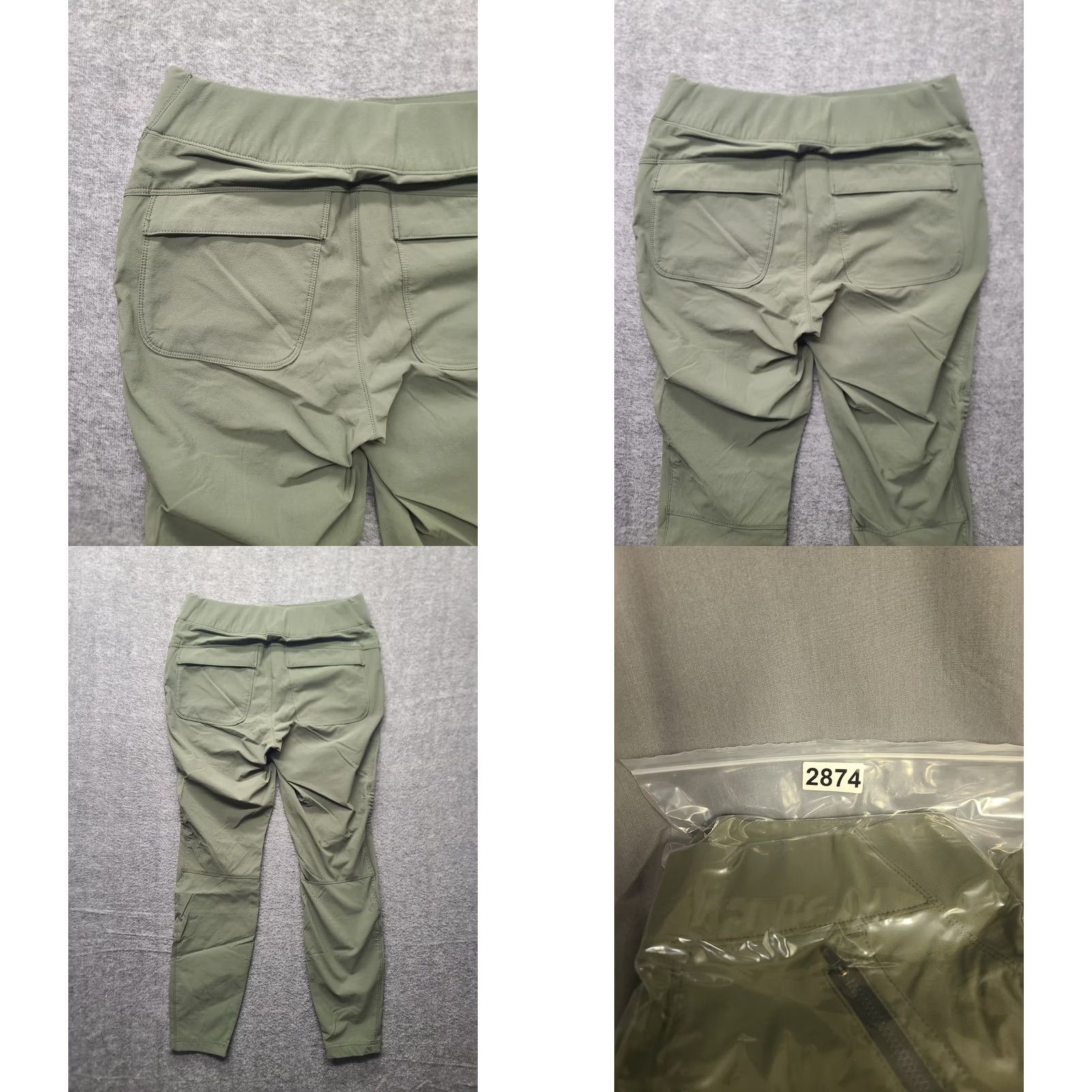 Vintage Duluth Trading Flexpedition Pants Womens 6 Regular Slim Leg Nylon Spandex Black Knit Pockets Size 28" / US 6 / IT 42 - 9 Thumbnail