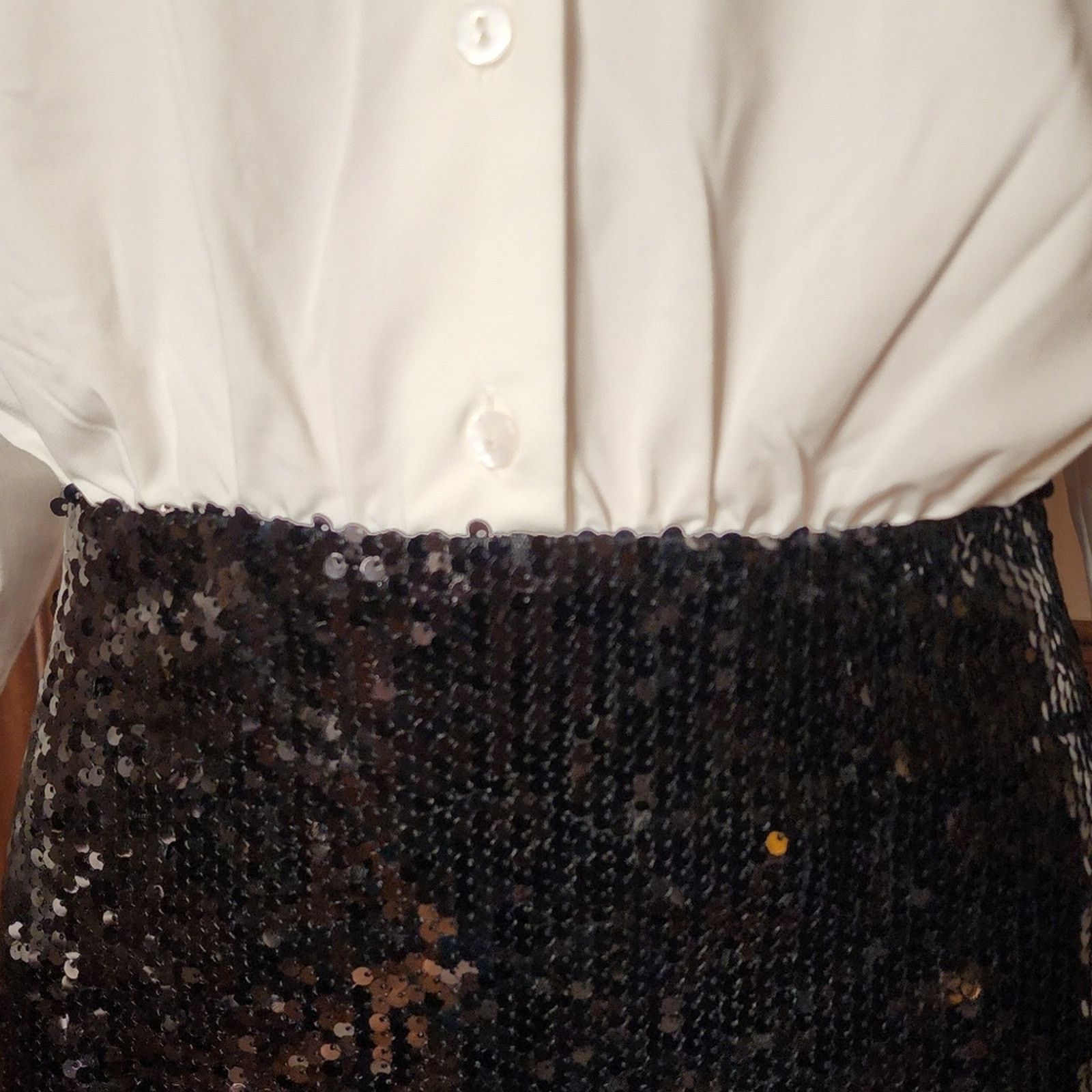 Anthropologie Mare Mare Anthropologie Sequin Twofer Mini Dress XS Size XS / US 0-2 / IT 36-38 - 9 Thumbnail