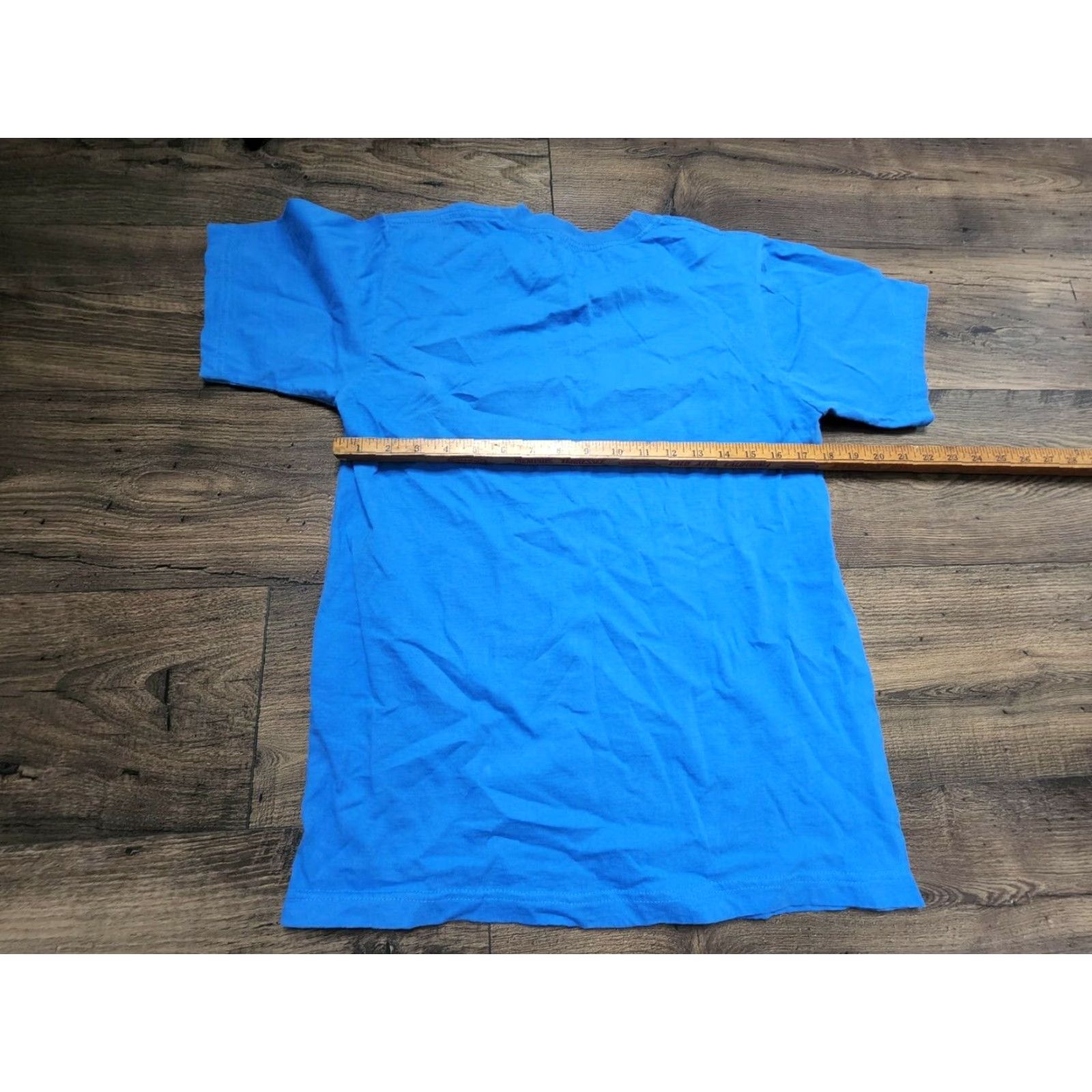 Vintage VINTAGE COC T-Shirt Men Shirt L Blue 1990s Gospel Jesus Guatemala Short Sleeve Crew Neck Religious Size US L / EU 52-54 / 3 - 2 Thumbnail