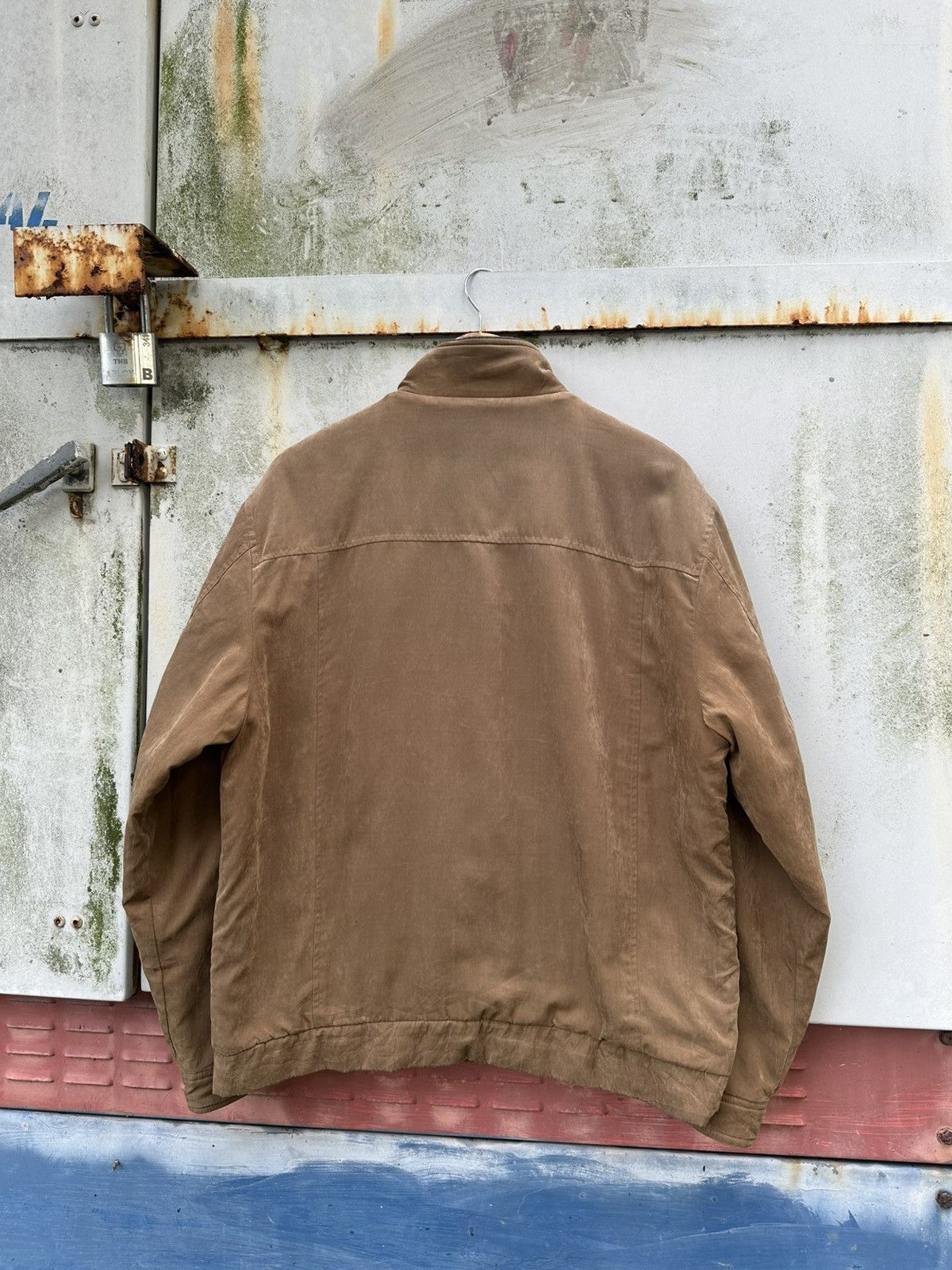 Vintage 👹Vintage Claudio Valentino Brown Detroit Jacket Size US L / EU 52-54 / 3 - 9 Thumbnail