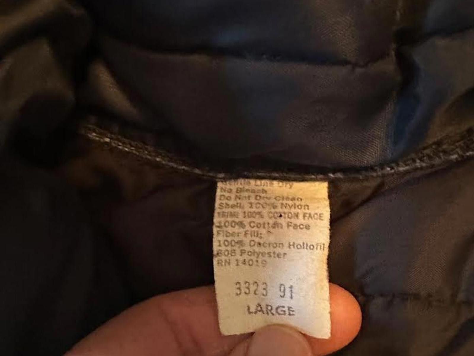 Other Vintage USA Down Vest Suede Yoke Western Large Size US L / EU 52-54 / 3 - 3 Thumbnail