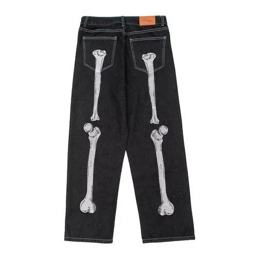 Vintage hiphop pattern skate jeans Size US 34 / EU 50 - 1 Thumbnail