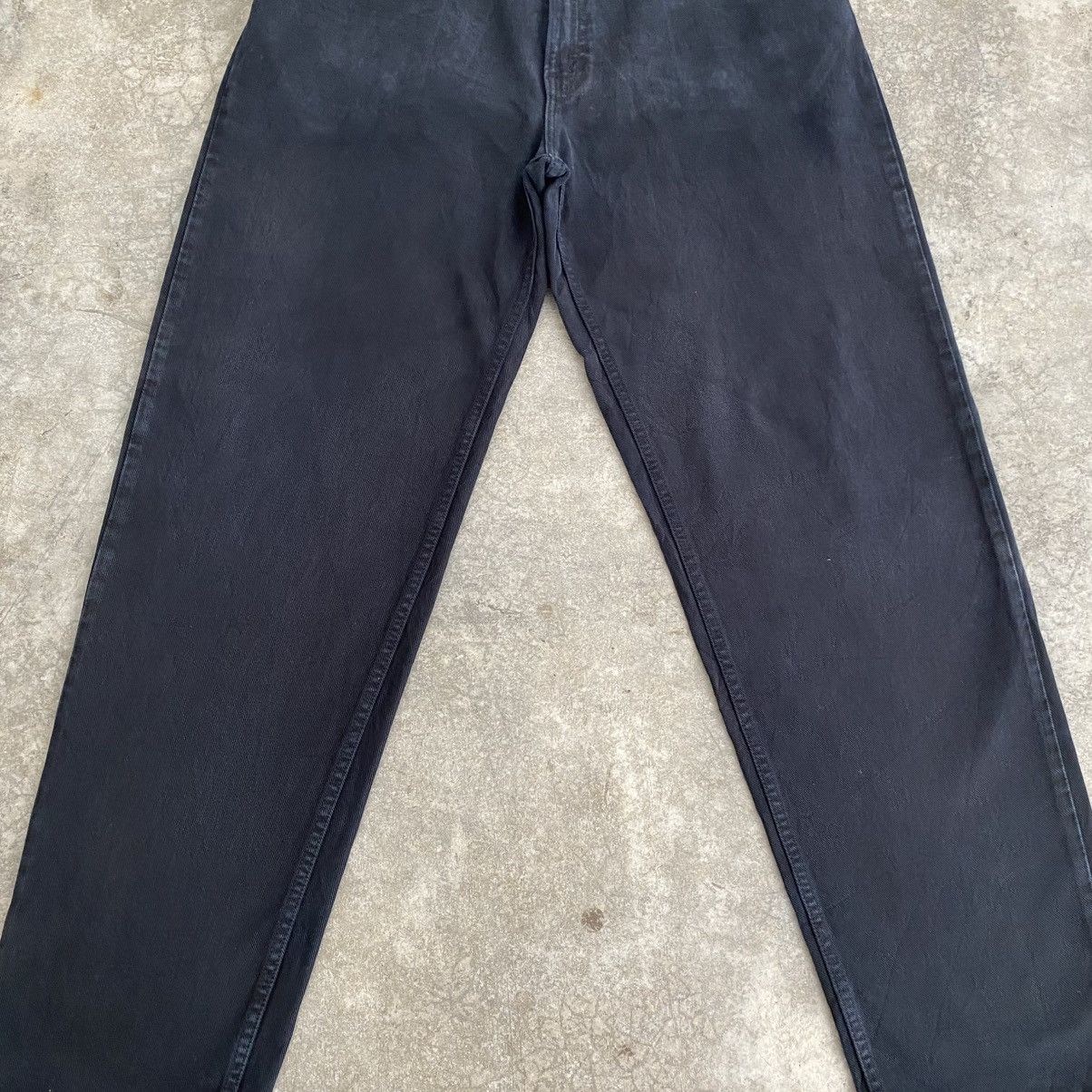 Levi's Vintage 1998 Levis Silvertab Black “LOOSE” Baggy Denim Jeans Size US 34 / EU 50 - 6 Thumbnail
