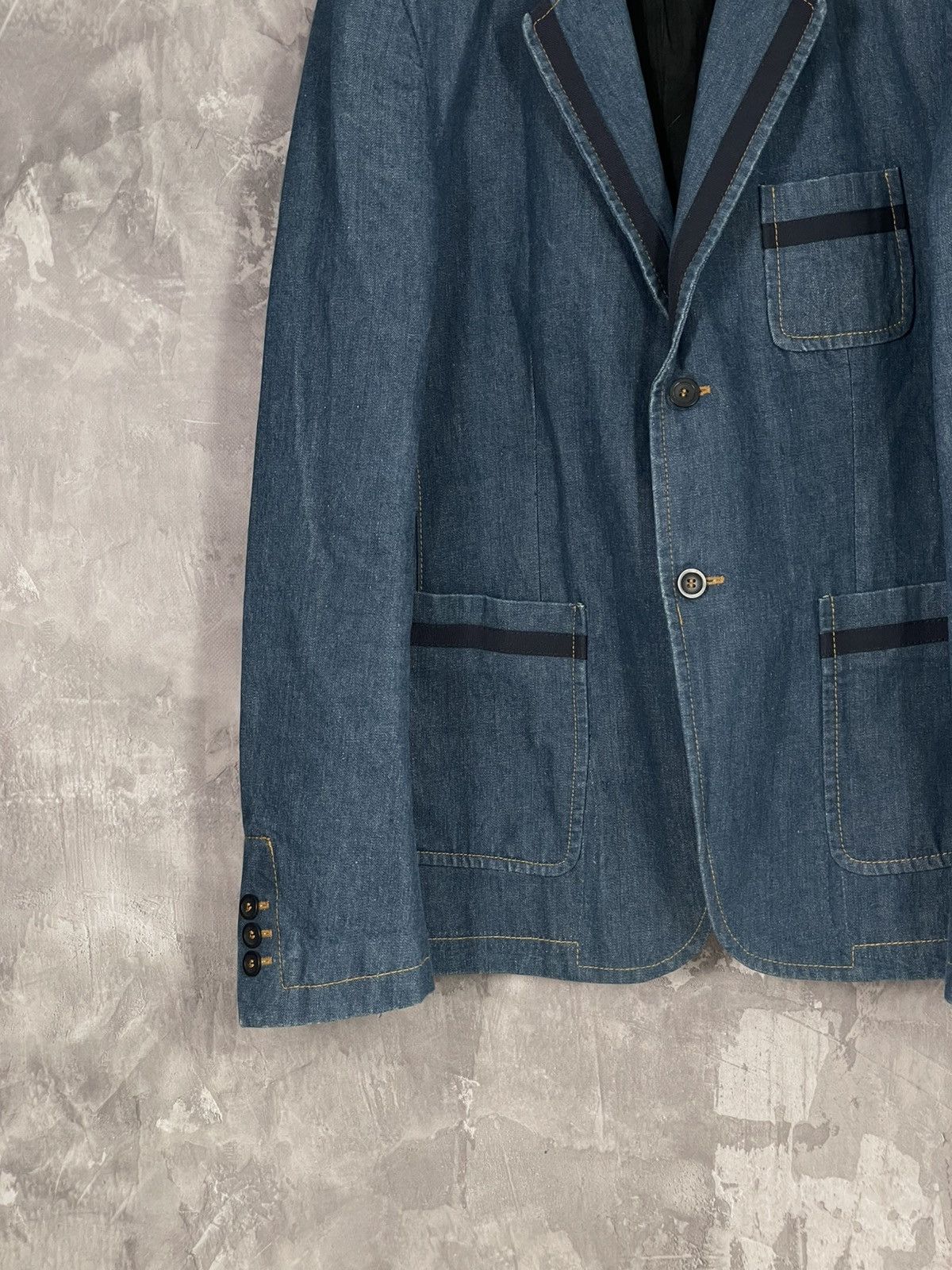 Alexander McQueen Alexander Mcqueen Classic Luxury Heavy Blazer Jacket Size 52R - 5 Thumbnail
