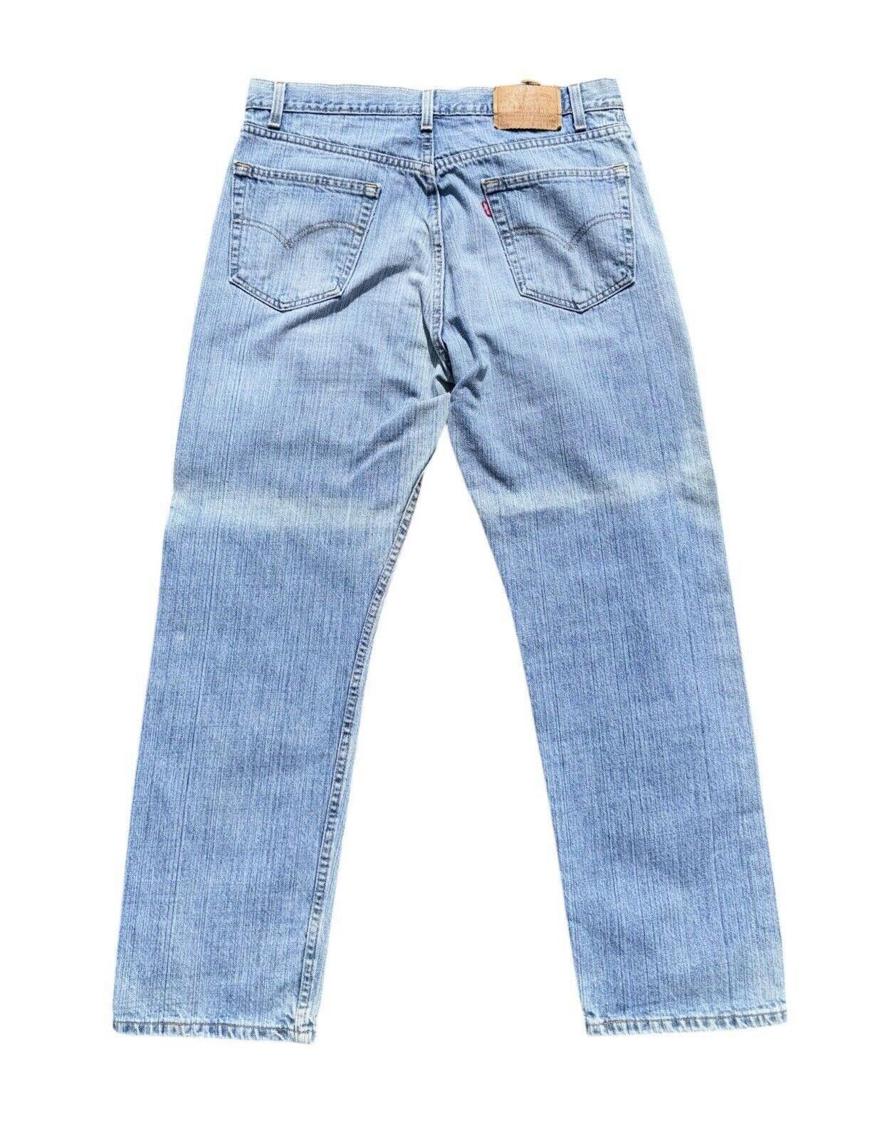 Levi's Vintage Levis 505 1980s Light Wash USA Sun Faded Jeans 36x30 Size US 36 / EU 52 - 2 Thumbnail