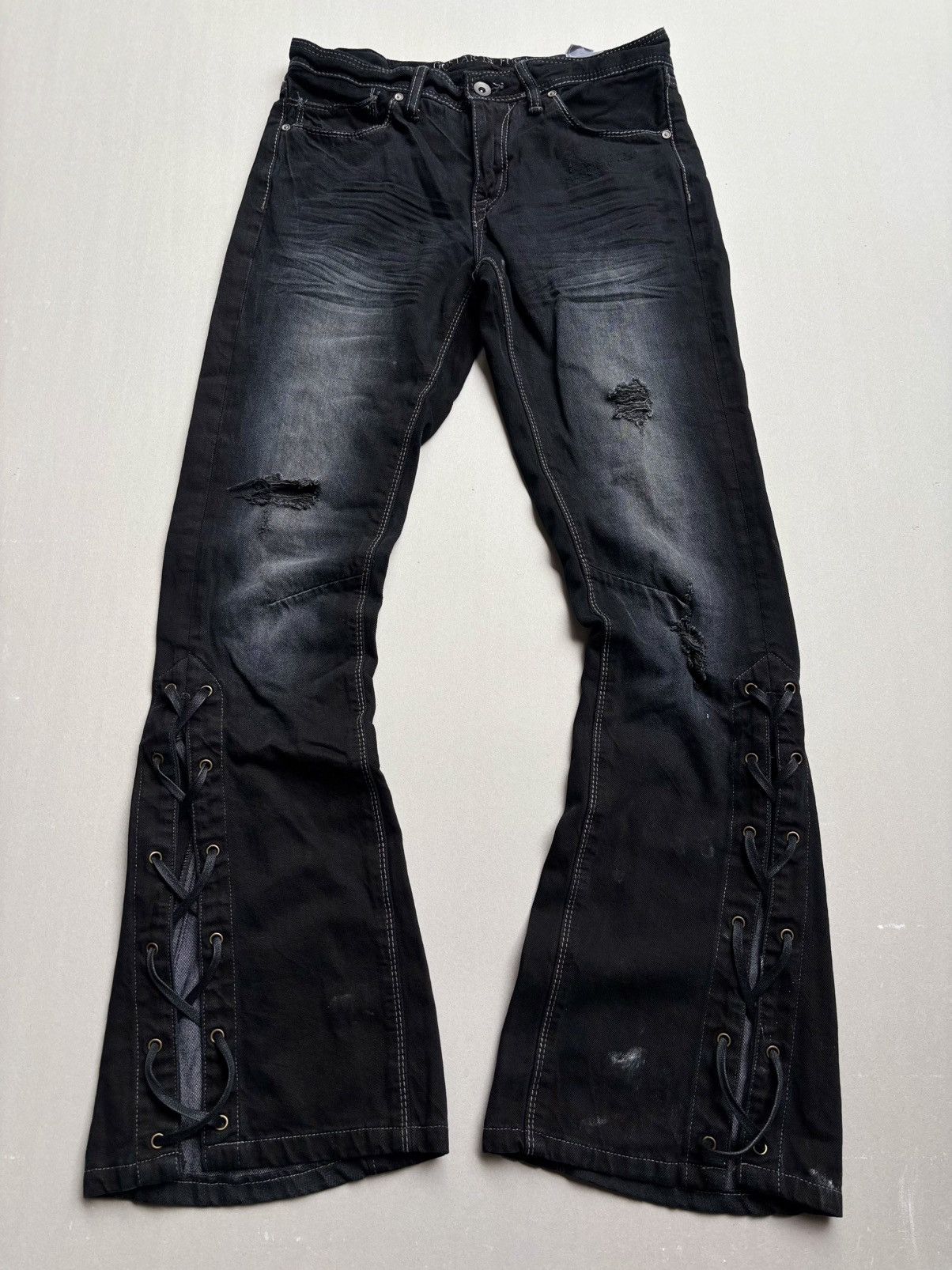 GOSTAR DE FUGA Lace up flare jeans Size US 28 / EU 44 - 1 Thumbnail