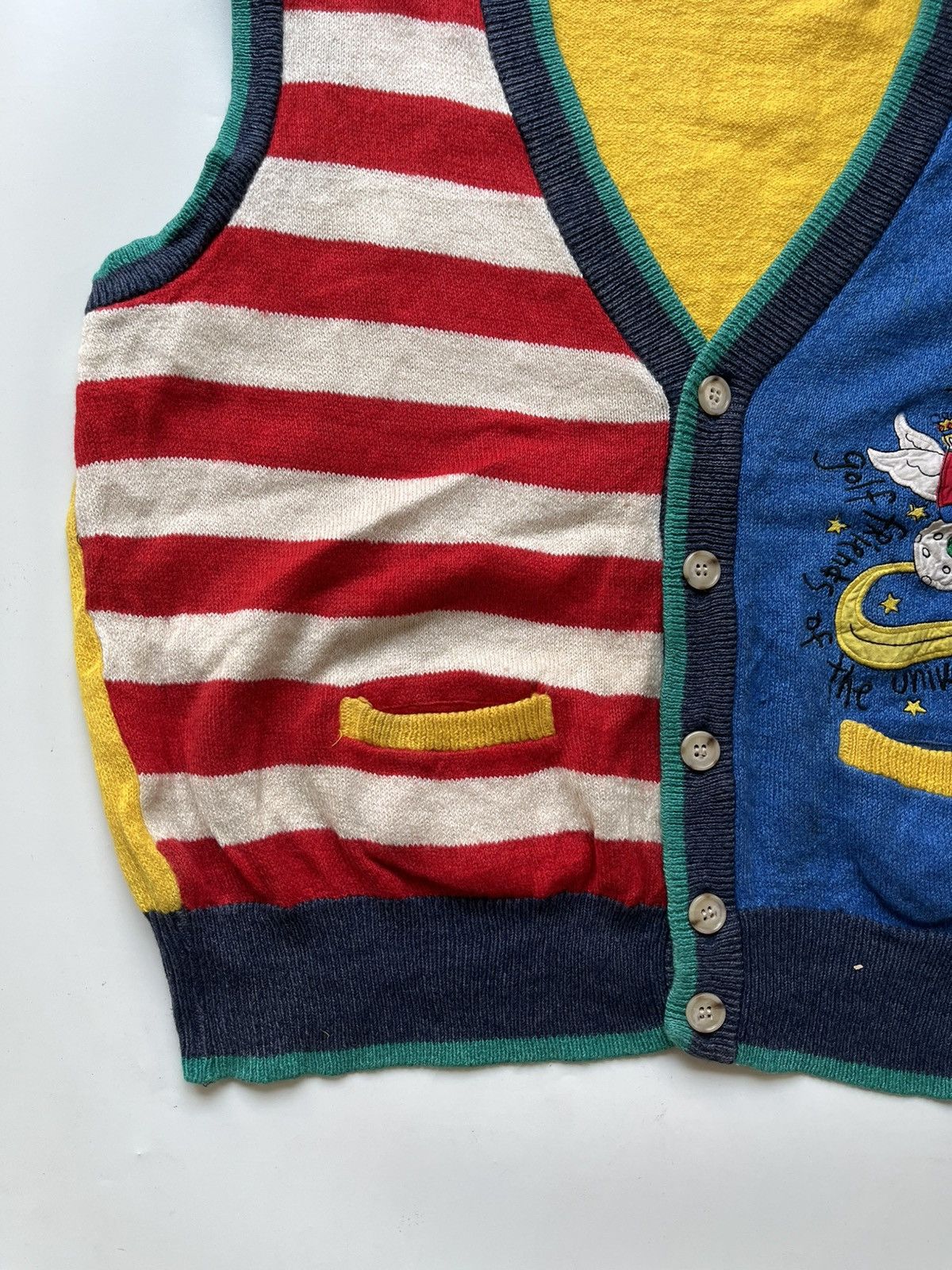 Jean Charles De Castelbajac Castelbajac Sport Knit Vest Size L / US 10 / IT 46 - 4 Thumbnail