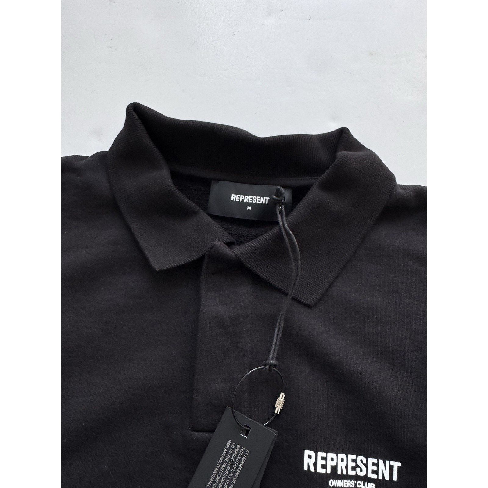 Represent Clo. Represent Men's Owners Club Long Sleeve Polo Sweater S Size US M / EU 48-50 / 2 - 3 Thumbnail
