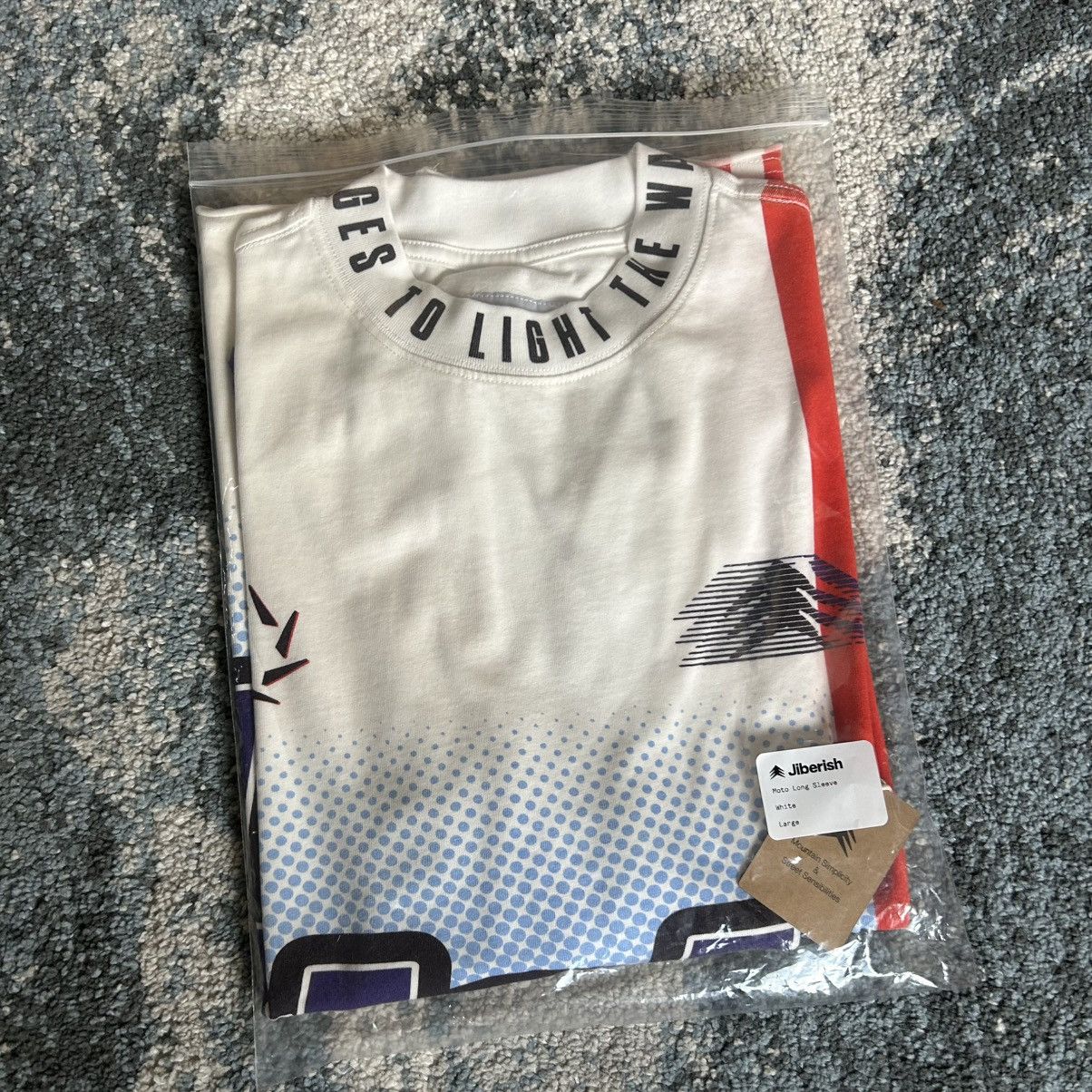 Jiberish COTTON MiDWEiGHT MX MOTOCROSS DiRTBiKE DENVER COLORADO USA Size US L / EU 52-54 / 3 - 14 Thumbnail