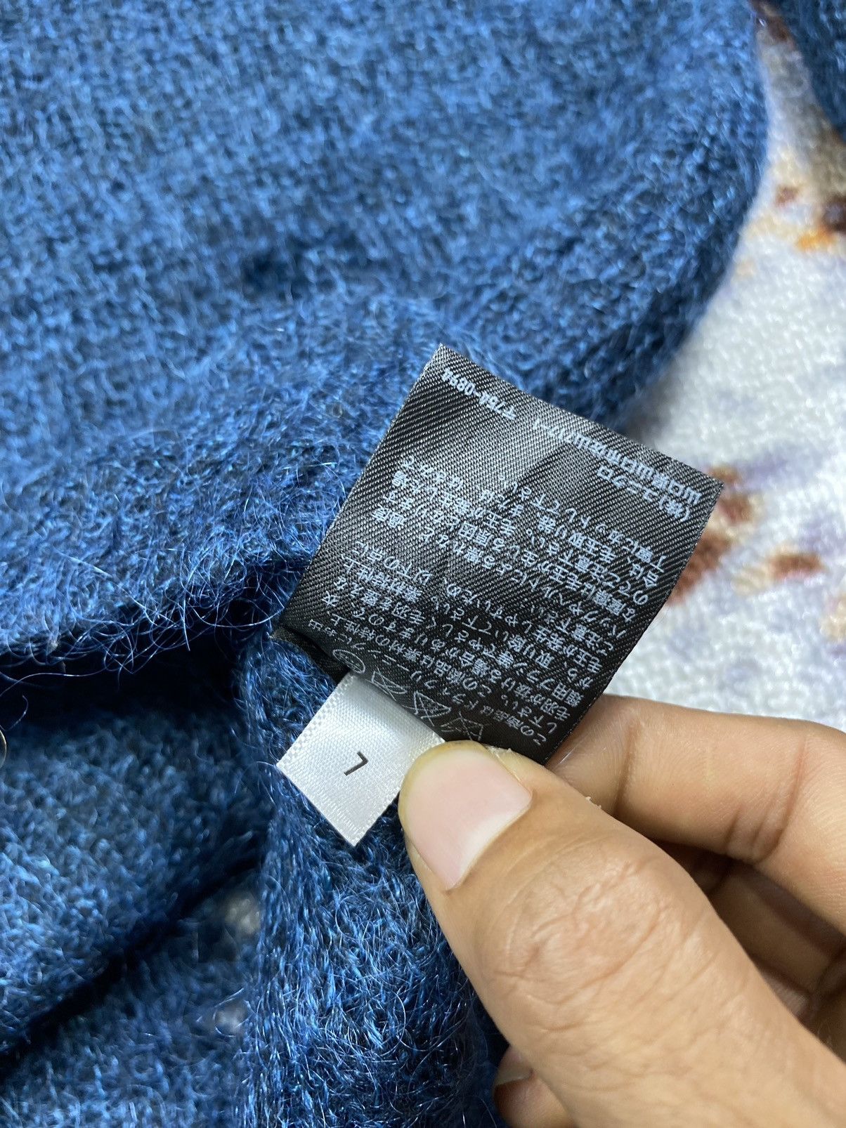 Beauty Beast × Japanese Brand Uniqlo Distressed Knit Sweater Ghotic Punk y2kstyle Size US L / EU 52-54 / 3 - 5 Thumbnail