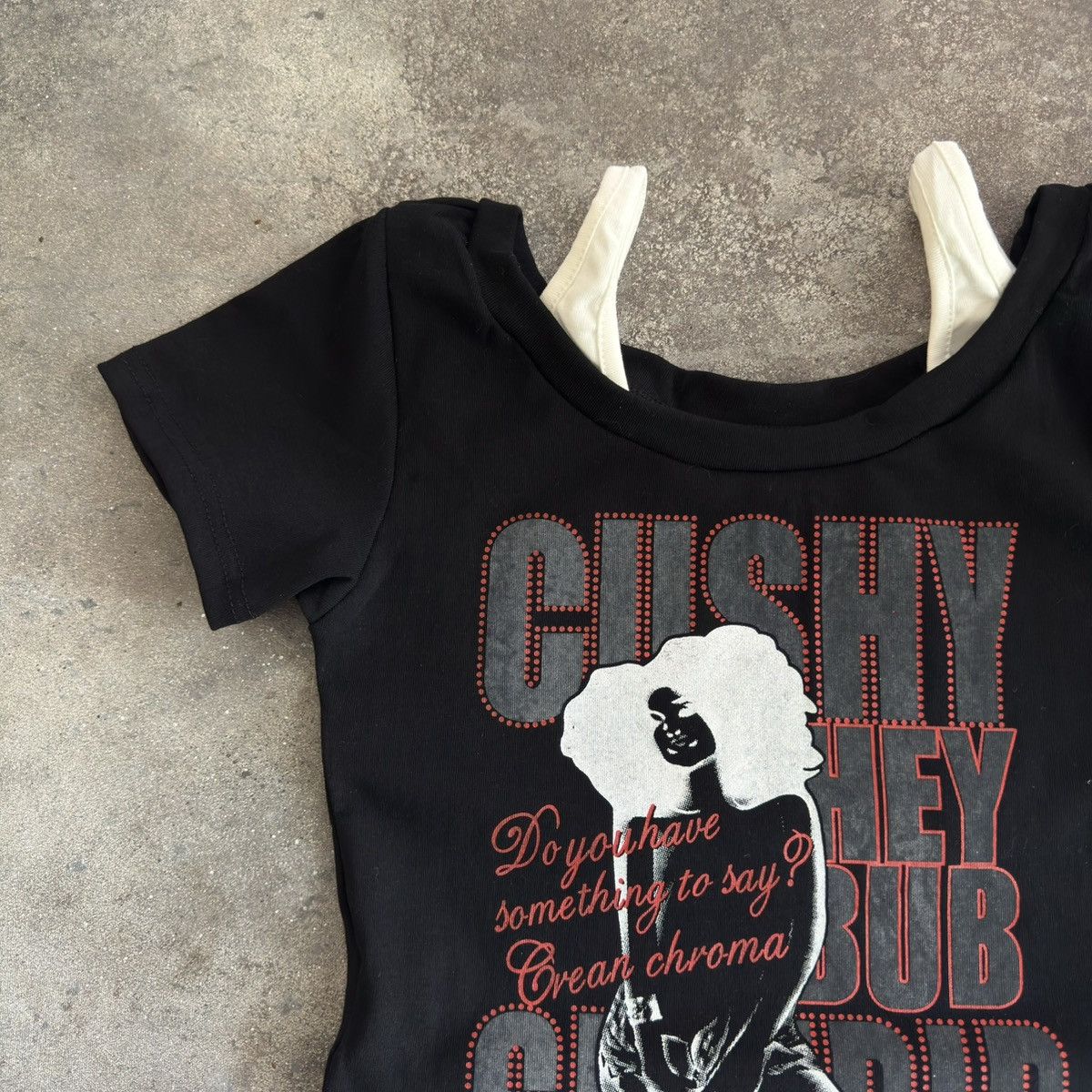 Hysteric Glamour × Japanese Brand × Vintage Amazing Super Sexy Y2K Vintage Glamour T-Shirt Size M / US 6-8 / IT 42-44 - 2 Thumbnail