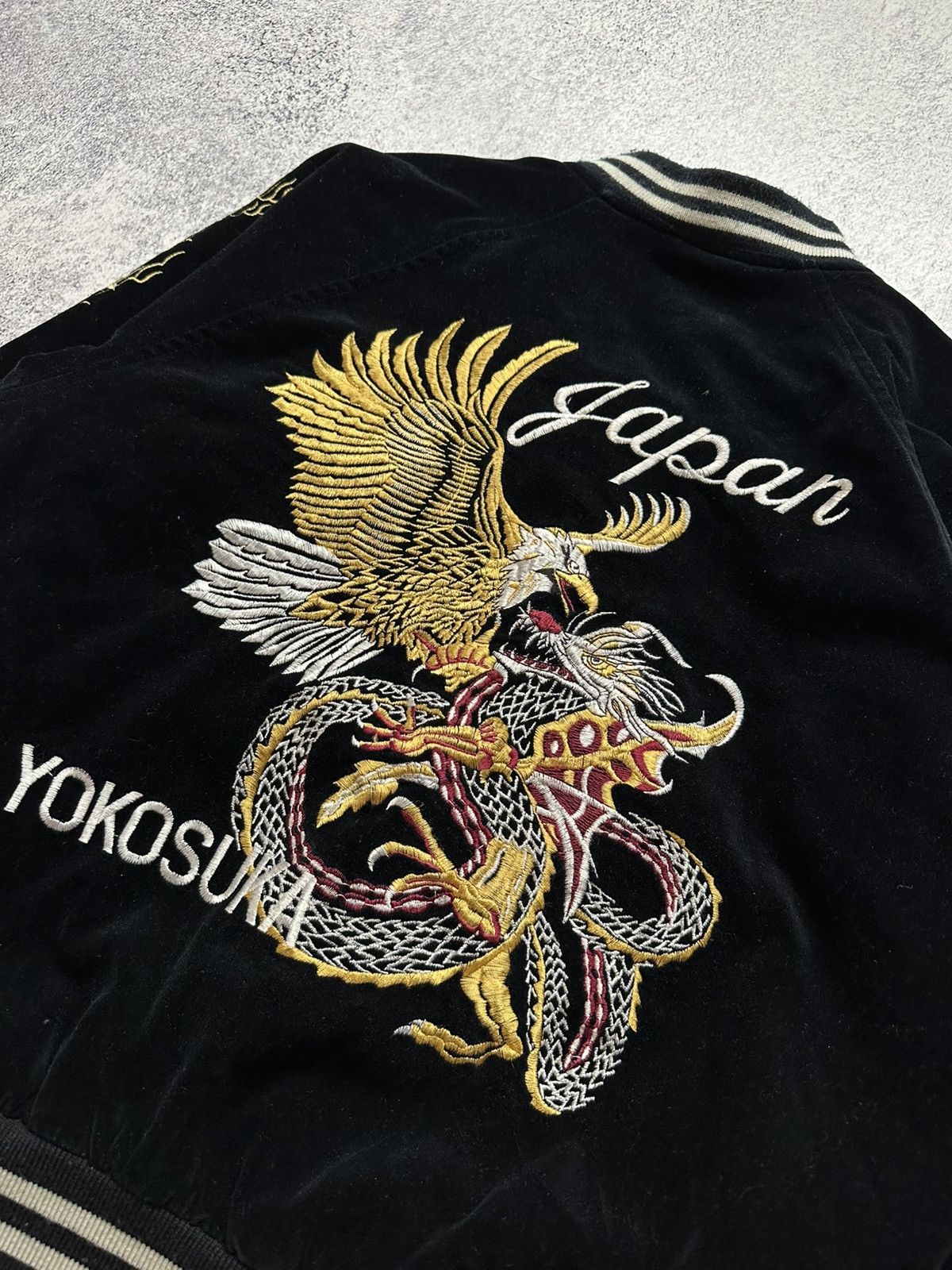 Other Sukajan Japan Yokosuka Embroidery Velvet Jacket Size US M / EU 48-50 / 2 - 17 Thumbnail