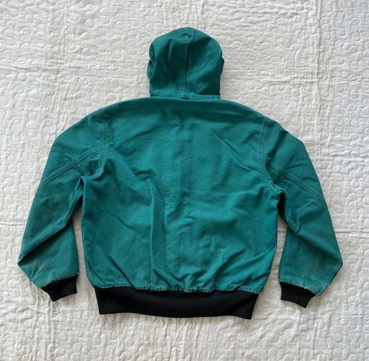 Carhartt Vintage 90s Carhartt Duck Canvas Hooded Jacket Size US M / EU 48-50 / 2 - 2 Thumbnail