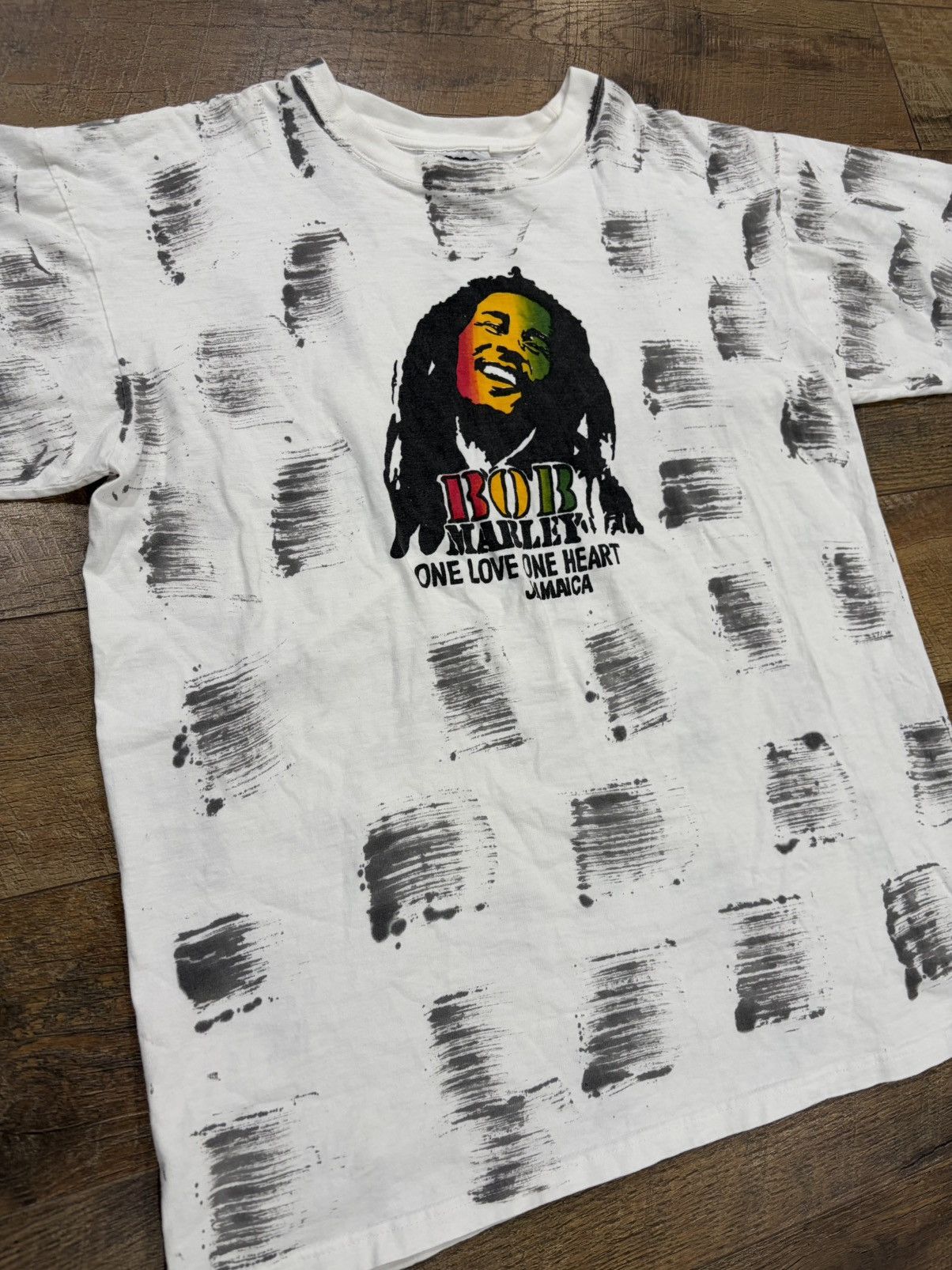 Bob Marley Vintage Bob Marley One Love Jamaica Graphic Tee White XXL Size US XXL / EU 58 / 5 - 4 Thumbnail