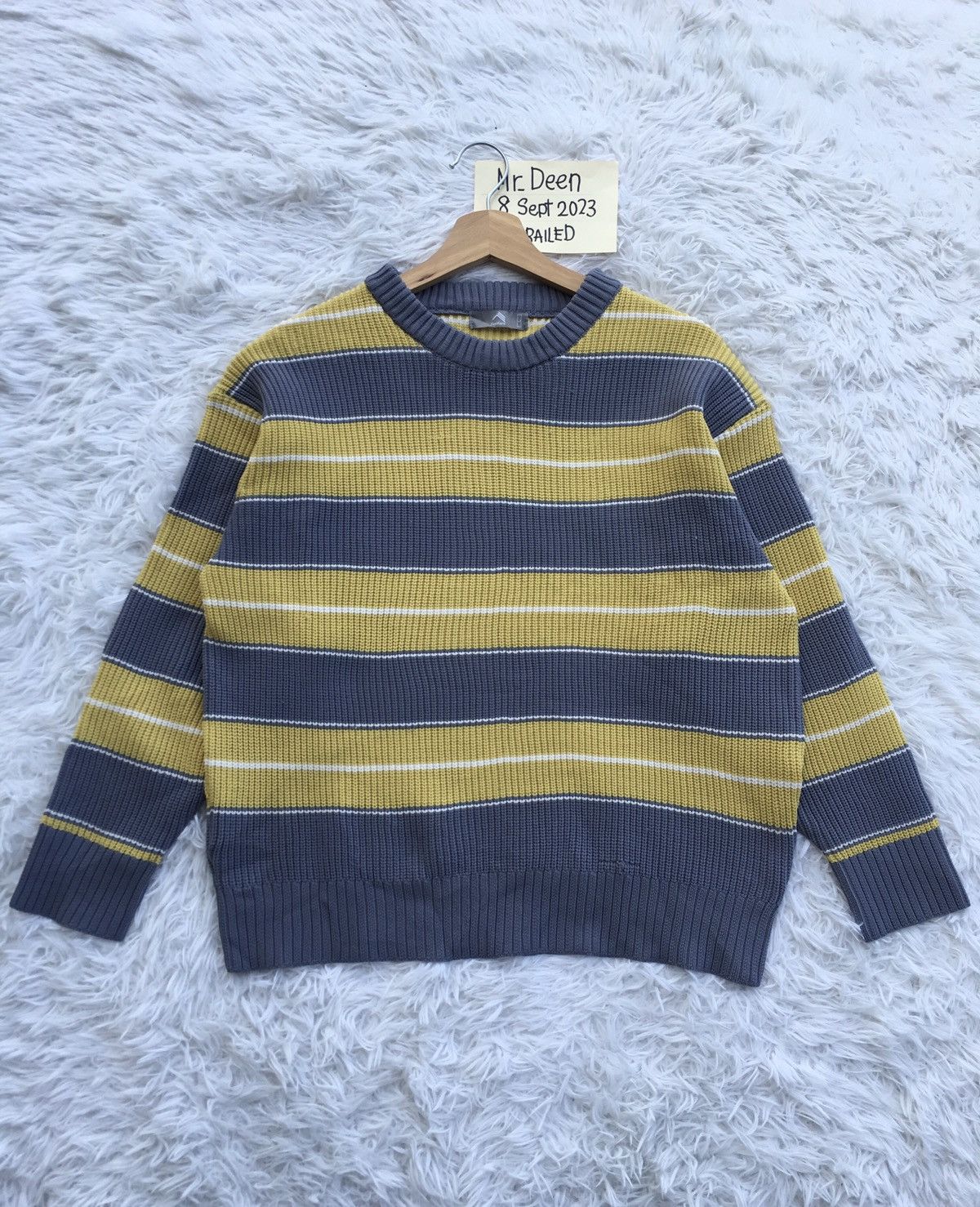 Japanese Brand Rare Fieldcore Stripes Sweater Size US M / EU 48-50 / 2 - 2 Thumbnail