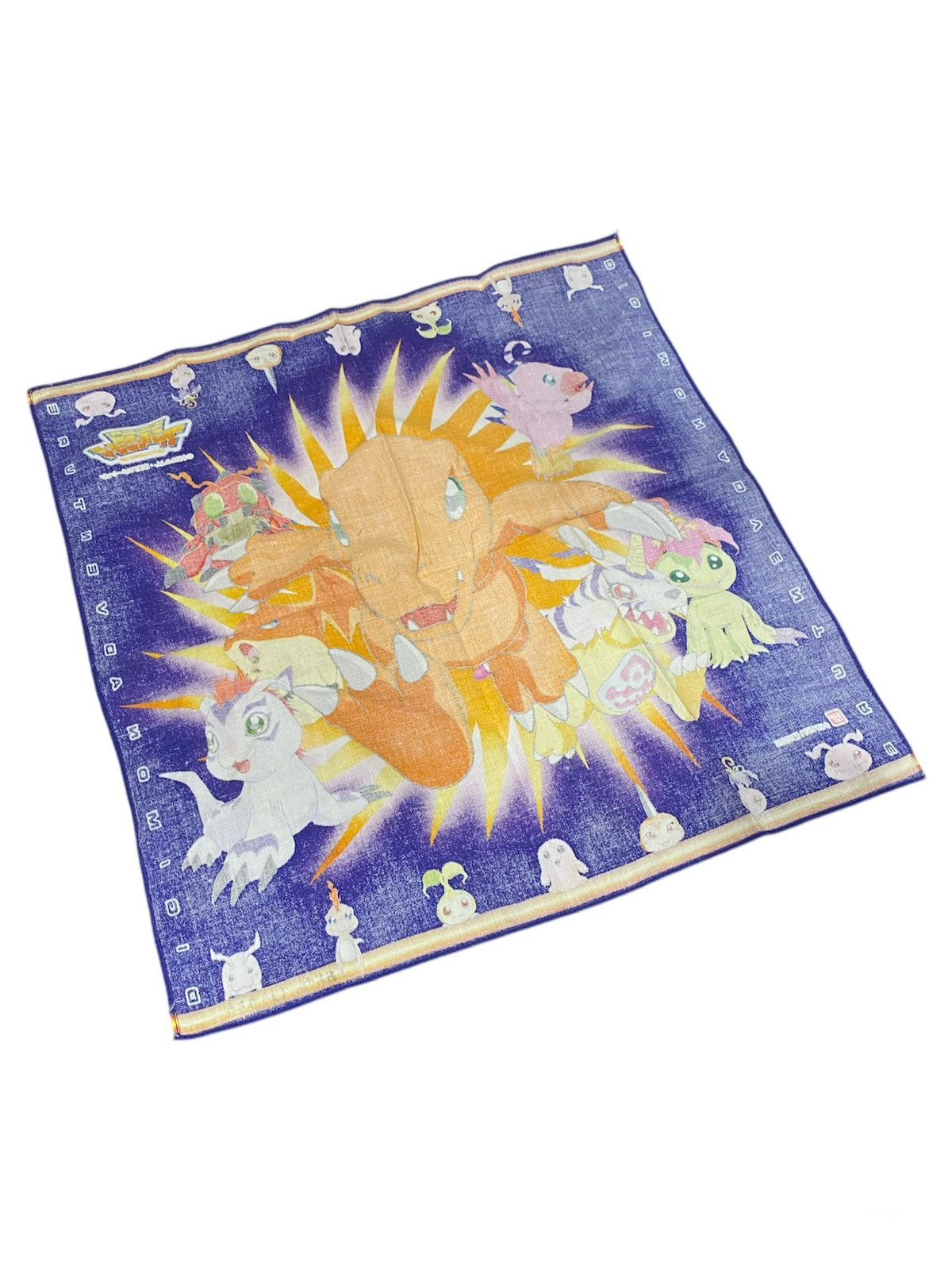 Anime × Vintage Vintage DIGIMON Adventure anime Handkerchief Size ONE SIZE - 4 Thumbnail