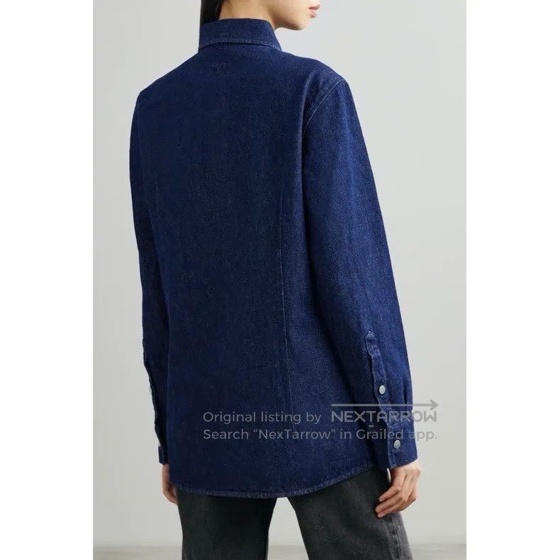 Raf Simons Raf Simons Unisex denim logo shirt Size US S / EU 44-46 / 1 - 9 Thumbnail