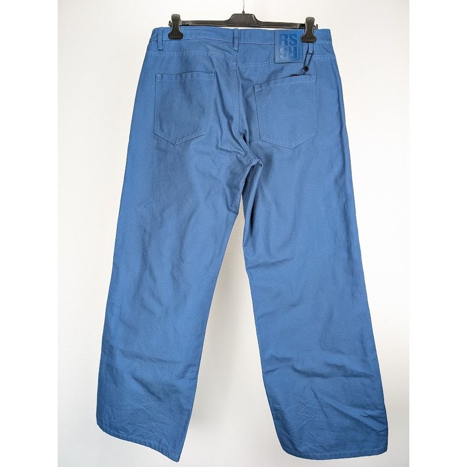 Raf Simons o1rshd1 Wide Fit Denim Workwear Pant in Blue Size US 36 / EU 52 - 13 Thumbnail