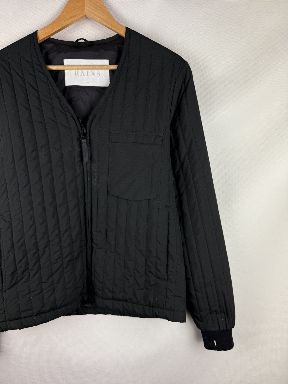 Rains Rains Unisex Nylon Quilted Full Zip Layer Jacket Size Xs / S Size US XS / EU 42 / 0 - 4 Thumbnail