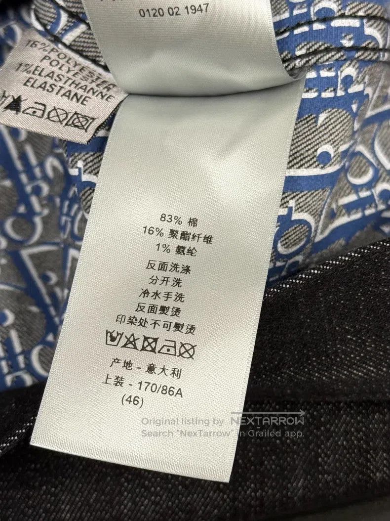 Dior Dior Old-fashioned denim jacket Size US S / EU 44-46 / 1 - 7 Thumbnail
