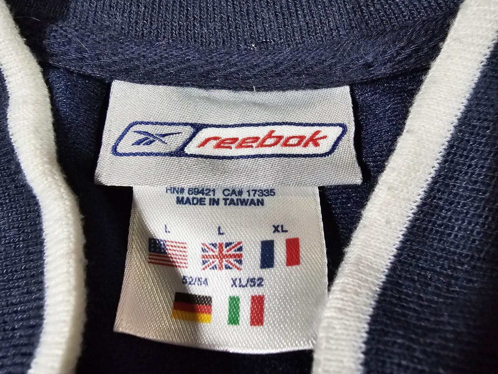 Reebok Reebok Large Fullzip Sweatshirt Jacket Blue Size US L / EU 52-54 / 3 - 3 Thumbnail
