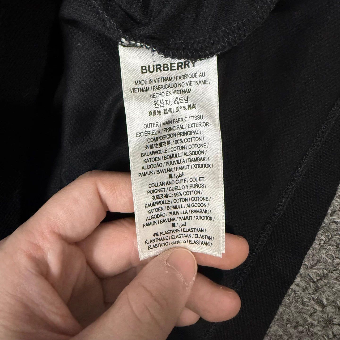 Burberry Burberry black short sleeve Polo shirt L 99 new Size US L / EU 52-54 / 3 - 4 Thumbnail