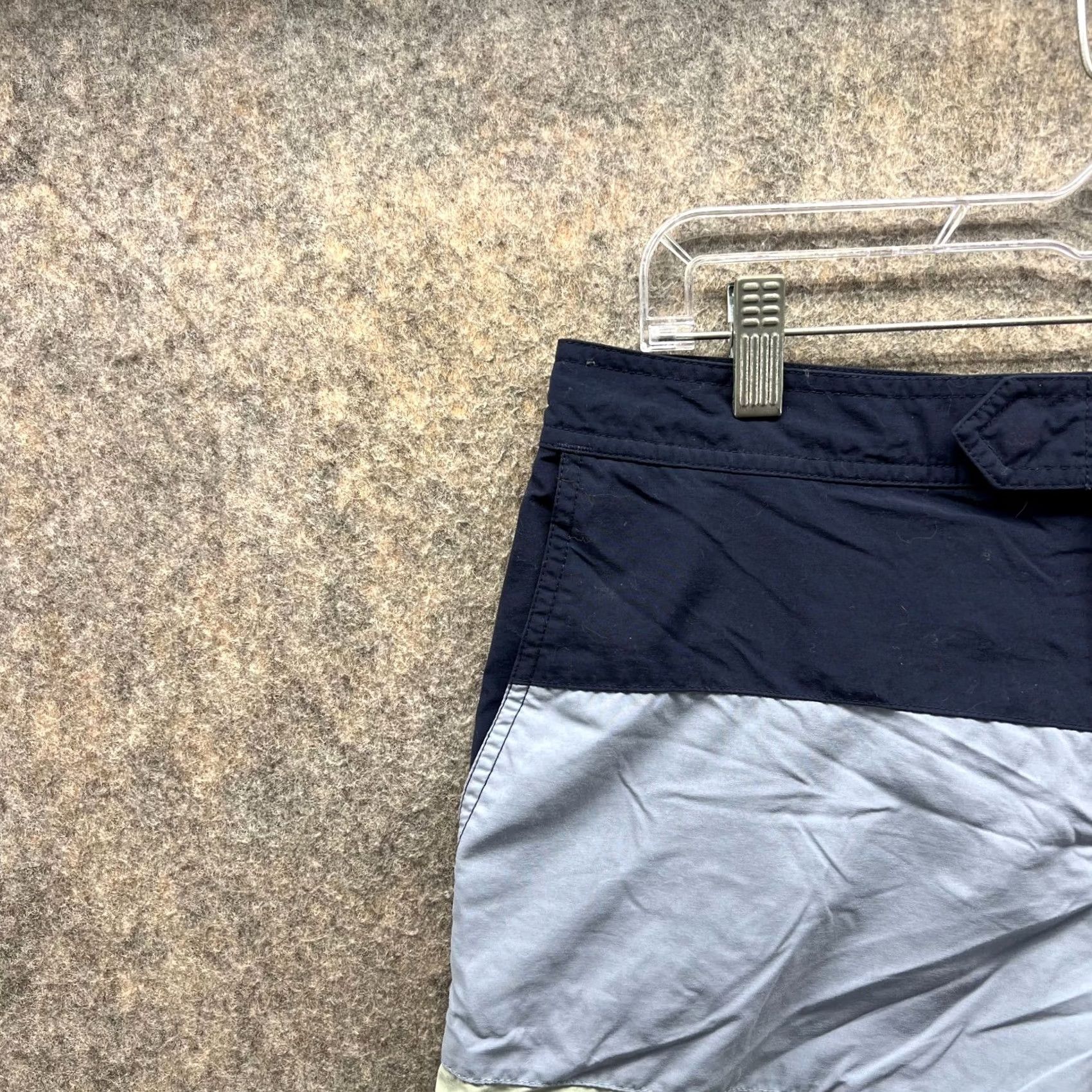 J.Crew VINTAGE J.CREW Shorts Men 32 Adult Blue Green Nylon Lined Swim Trunk Summer Bottom Mens 90s Size US 32 / EU 48 - 4 Thumbnail
