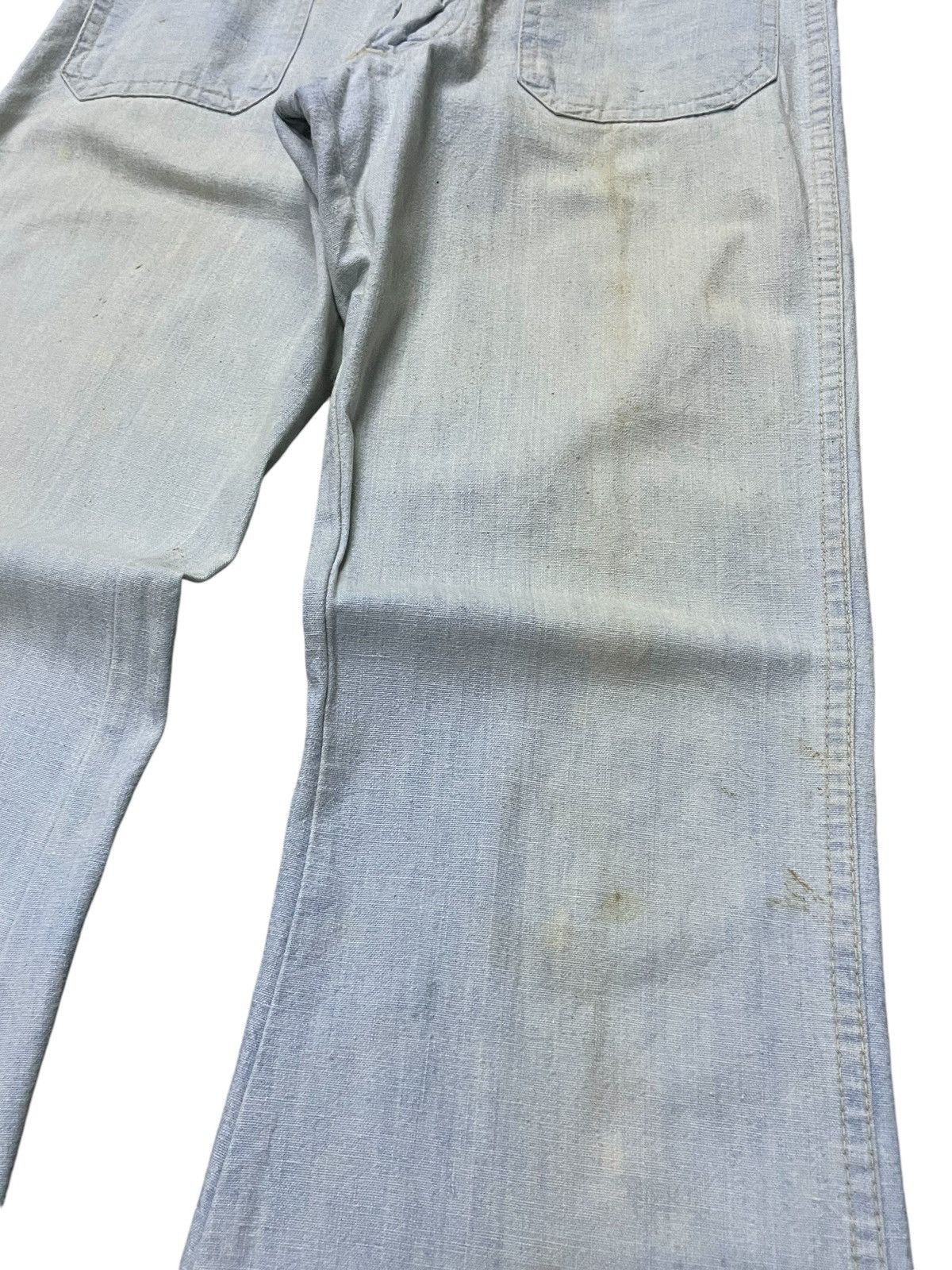 Hysteric Glamour × Japanese Brand Vintage 60s Bison Bell Bottom Denim Pants Size US 28 / EU 44 - 8 Thumbnail