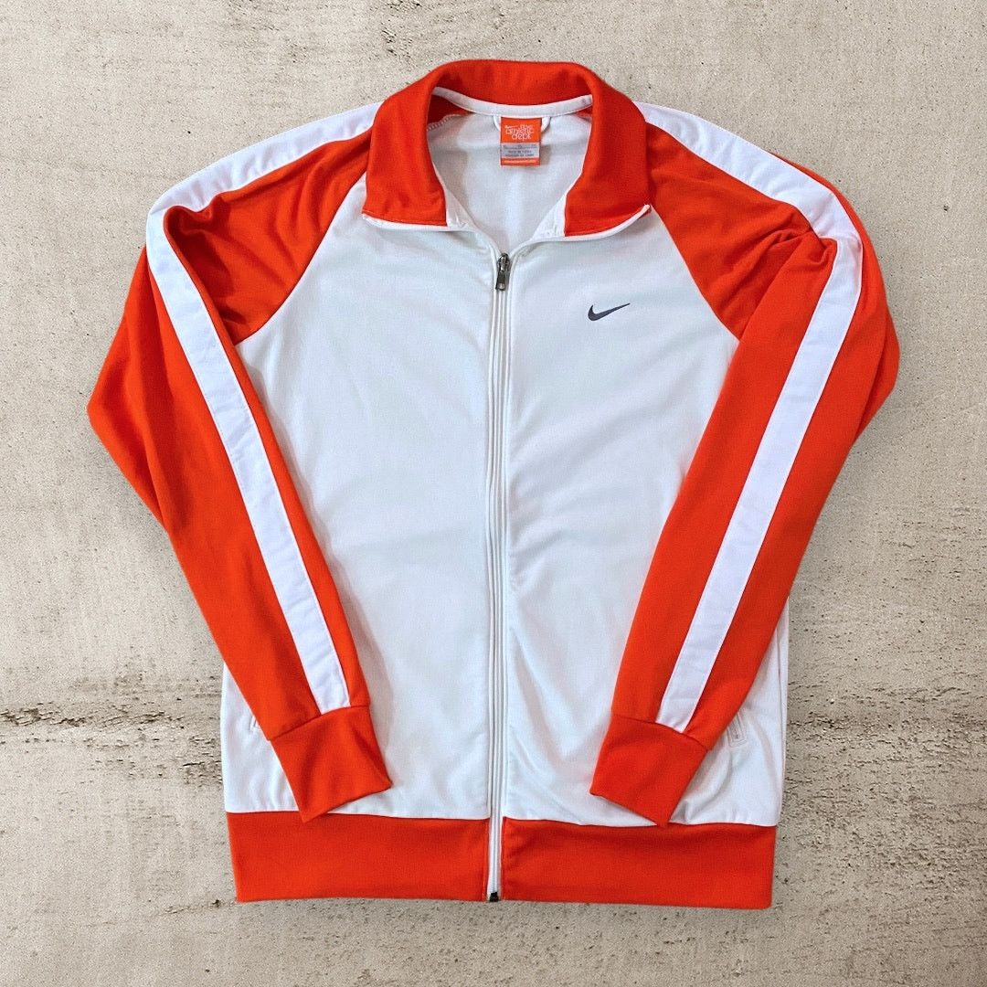Nike × Vintage Vintage Y2K Nike Mini Swoosh Track Jacket Size US L / EU 52-54 / 3 - 1 Thumbnail