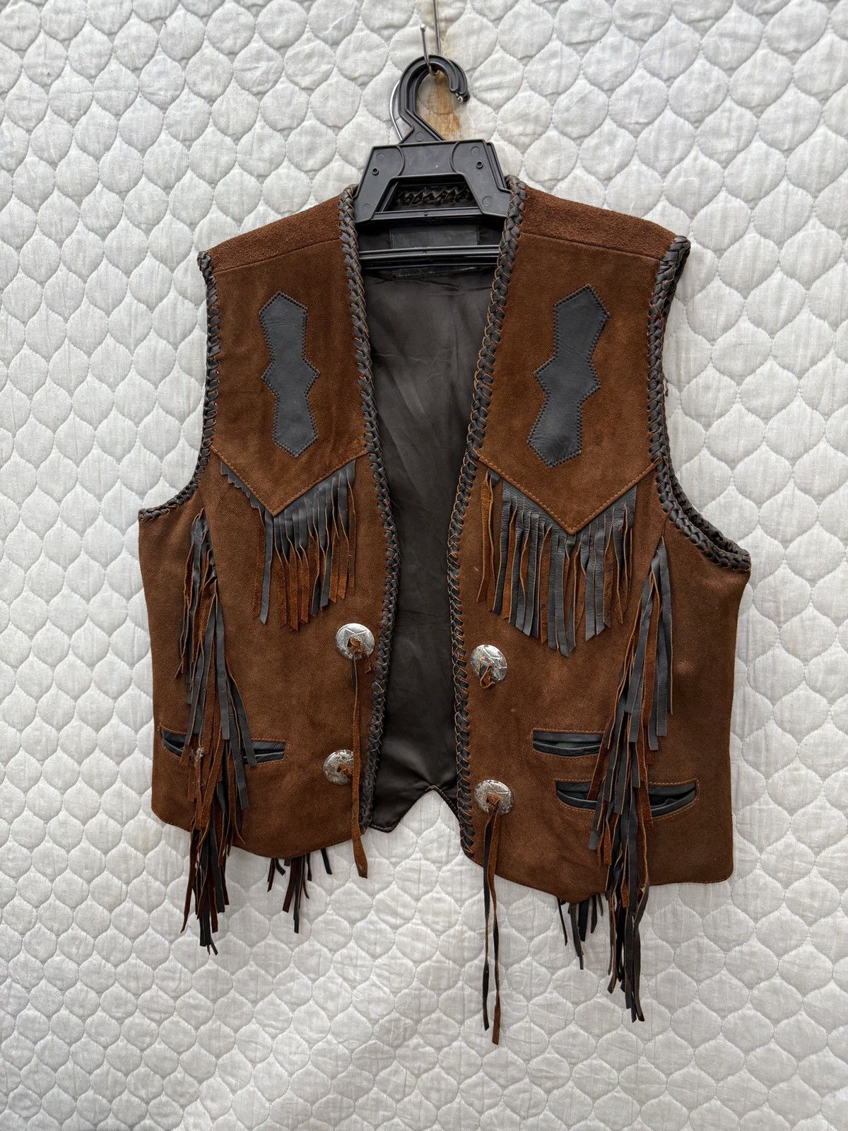Cowboy Equipment 🔥🔥🔥ARCHIVE VINTAGE LEATHER VEST Size US M / EU 48-50 / 2 - 3 Thumbnail