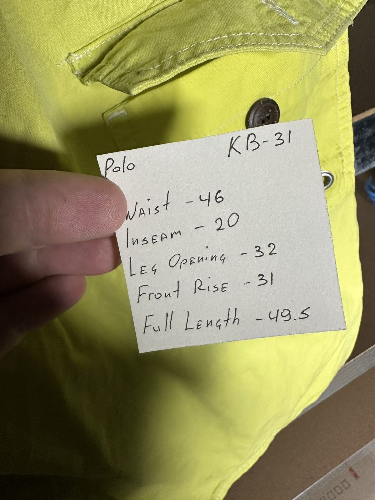 Polo Ralph Lauren Polo Ralph Lauren Swim Shorts Lime Green Embroidered Logo Size US 36 / EU 52 - 8 Thumbnail