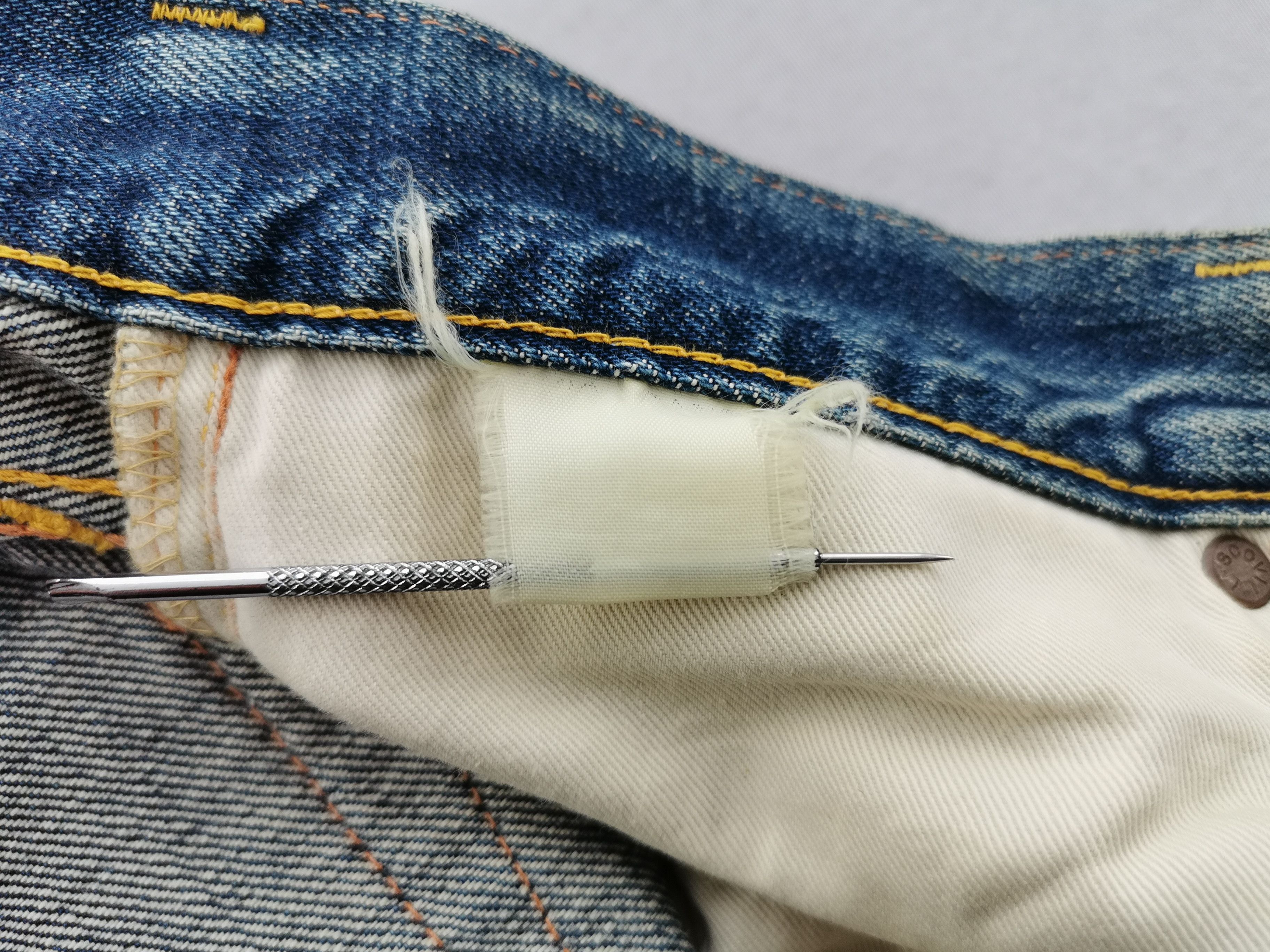 Vintage Distressed Vintage 90's Evis No. 3501XX Selvedge Denim Size US 28 / EU 44 - 10 Thumbnail