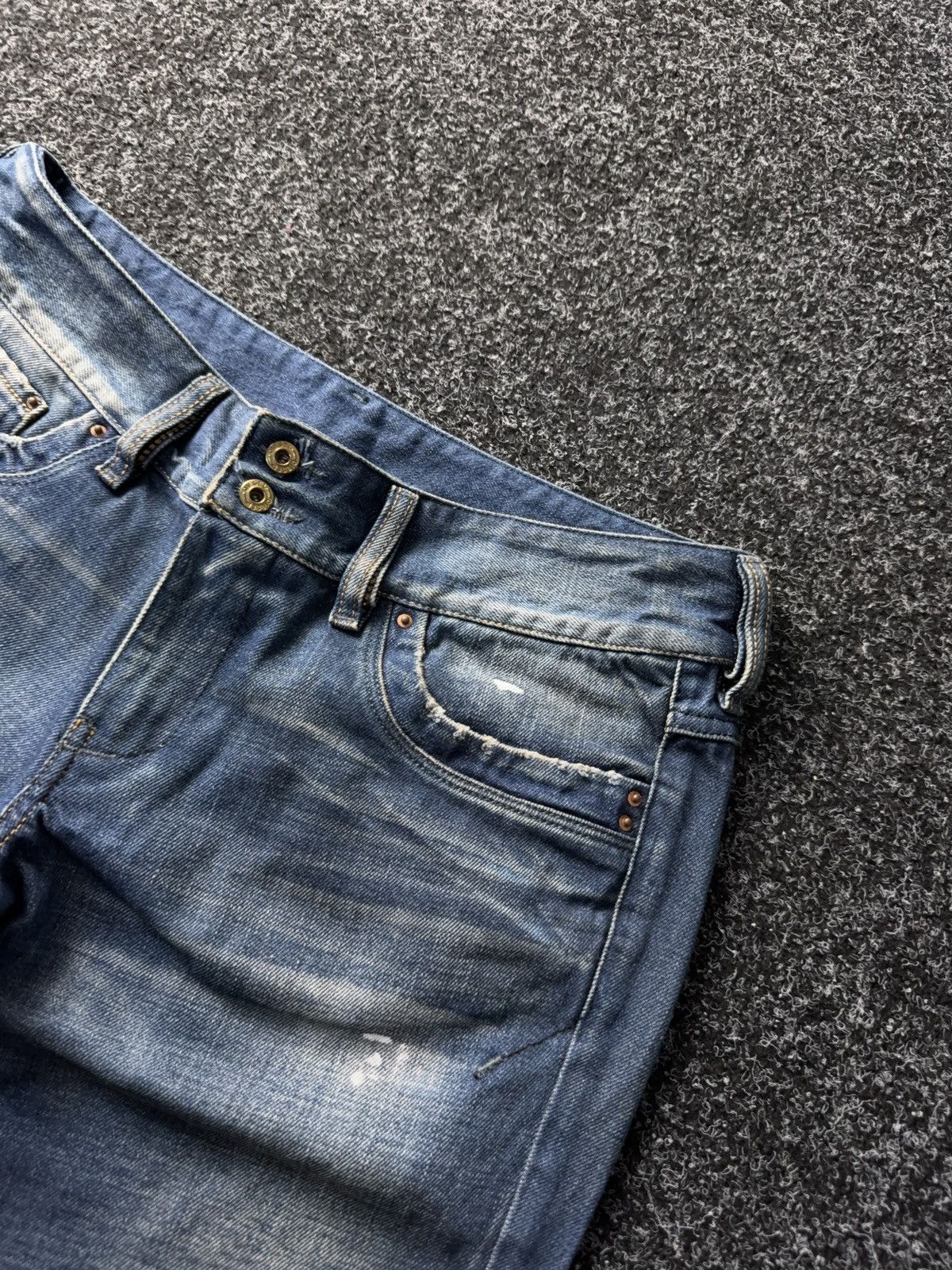 Diesel Vintage 00s Luxury Distressed Diesel Flared Denim pants Size 31" - 5 Thumbnail