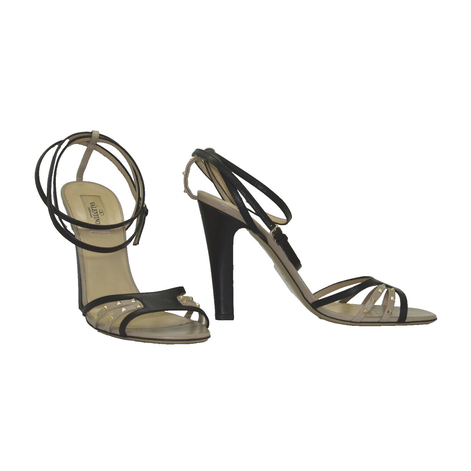 Valentino NEW VALENTINO GARAVANI Rockstud Strappy Heels Sandals Sz 40 Size US 10 / IT 40 - 2 Thumbnail