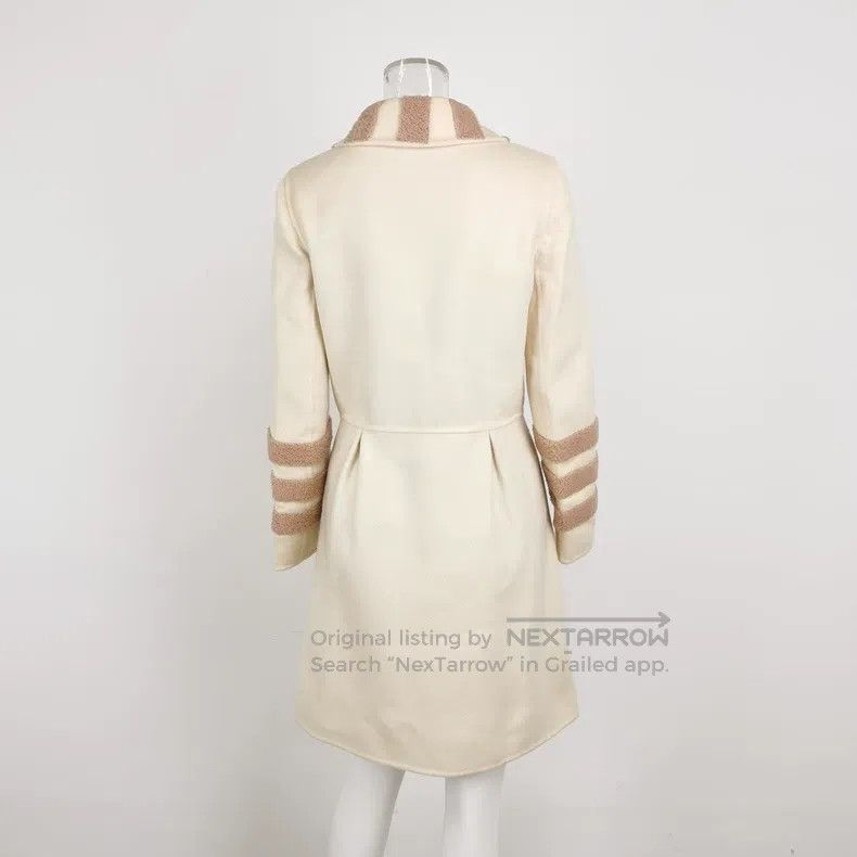 Fendi Fendi Wool blend off-white lapel coat Size XS / US 0-2 / IT 36-38 - 3 Thumbnail