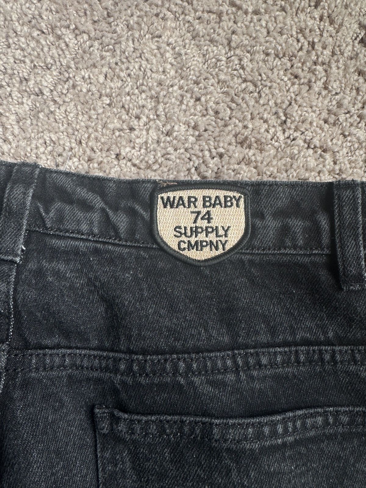 74 Is War SeventyFour Is War Patch Denim Size US 30 / EU 46 - 6 Thumbnail