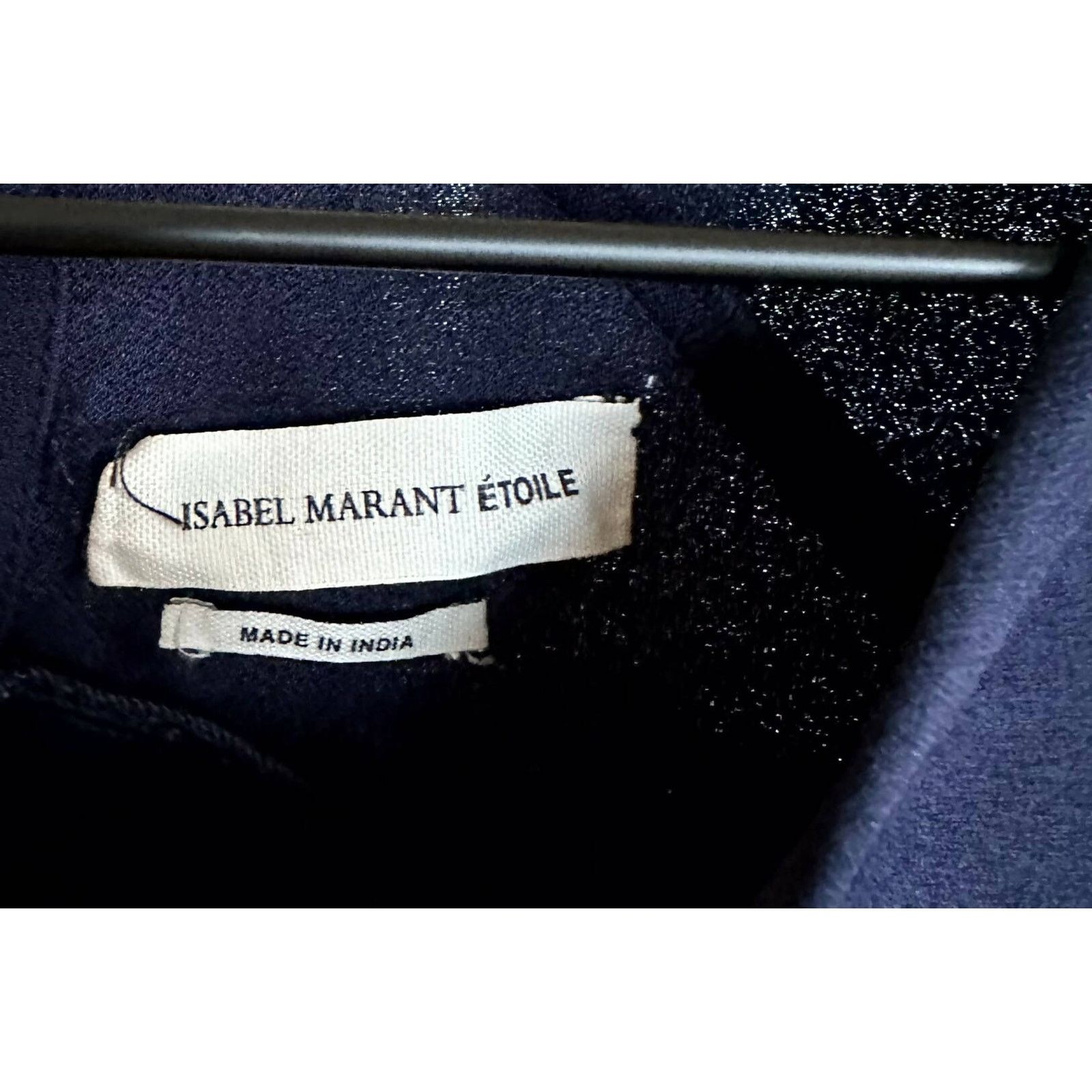 Isabel Marant Isabel Marant Long Sleeve Ruched Blouse - Navy Size XS / US 0-2 / IT 36-38 - 7 Thumbnail