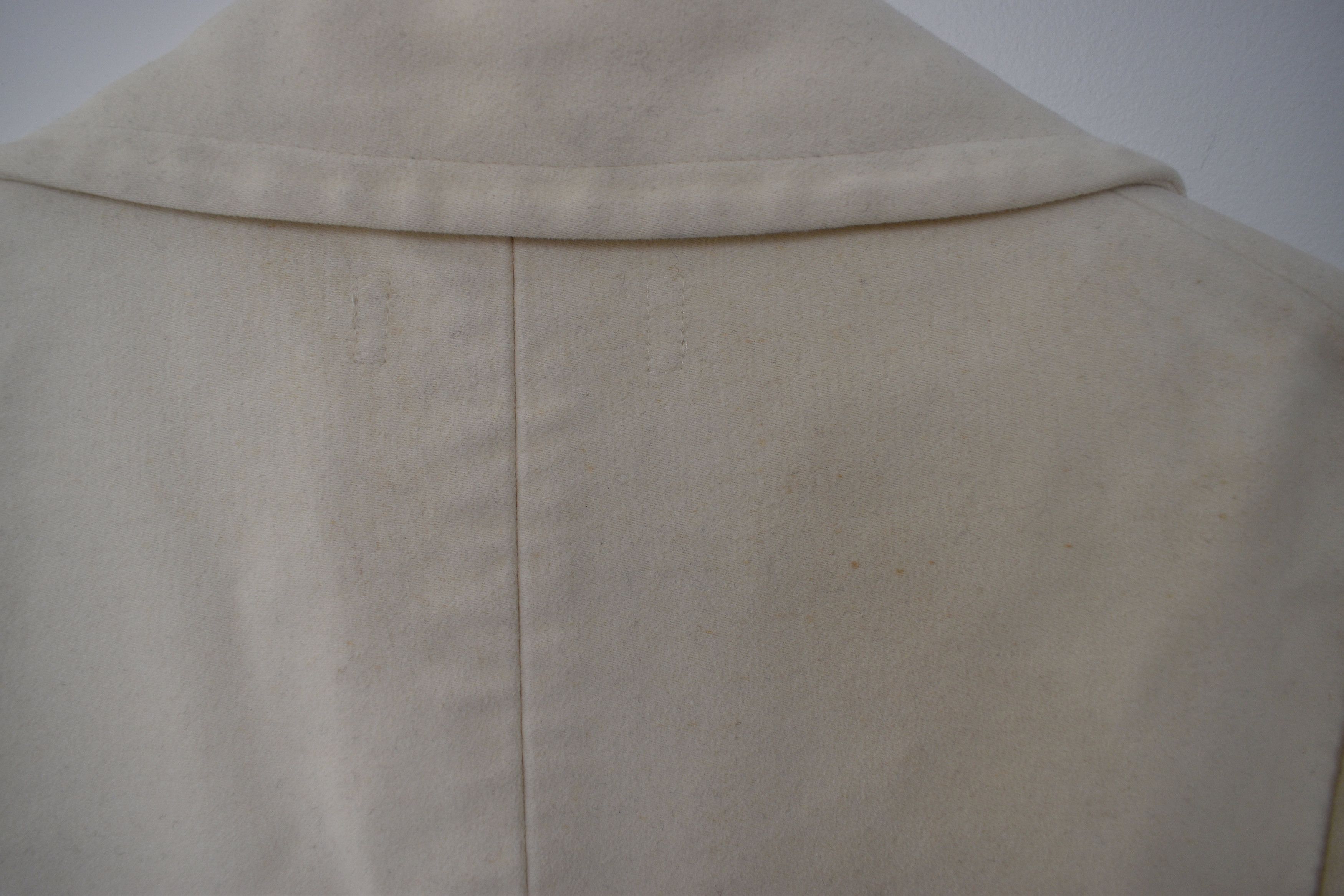 Helmut Lang Helmut Lang AW99 Cream Double Breasted Coat Jacket Size US S / EU 44-46 / 1 - 5 Thumbnail