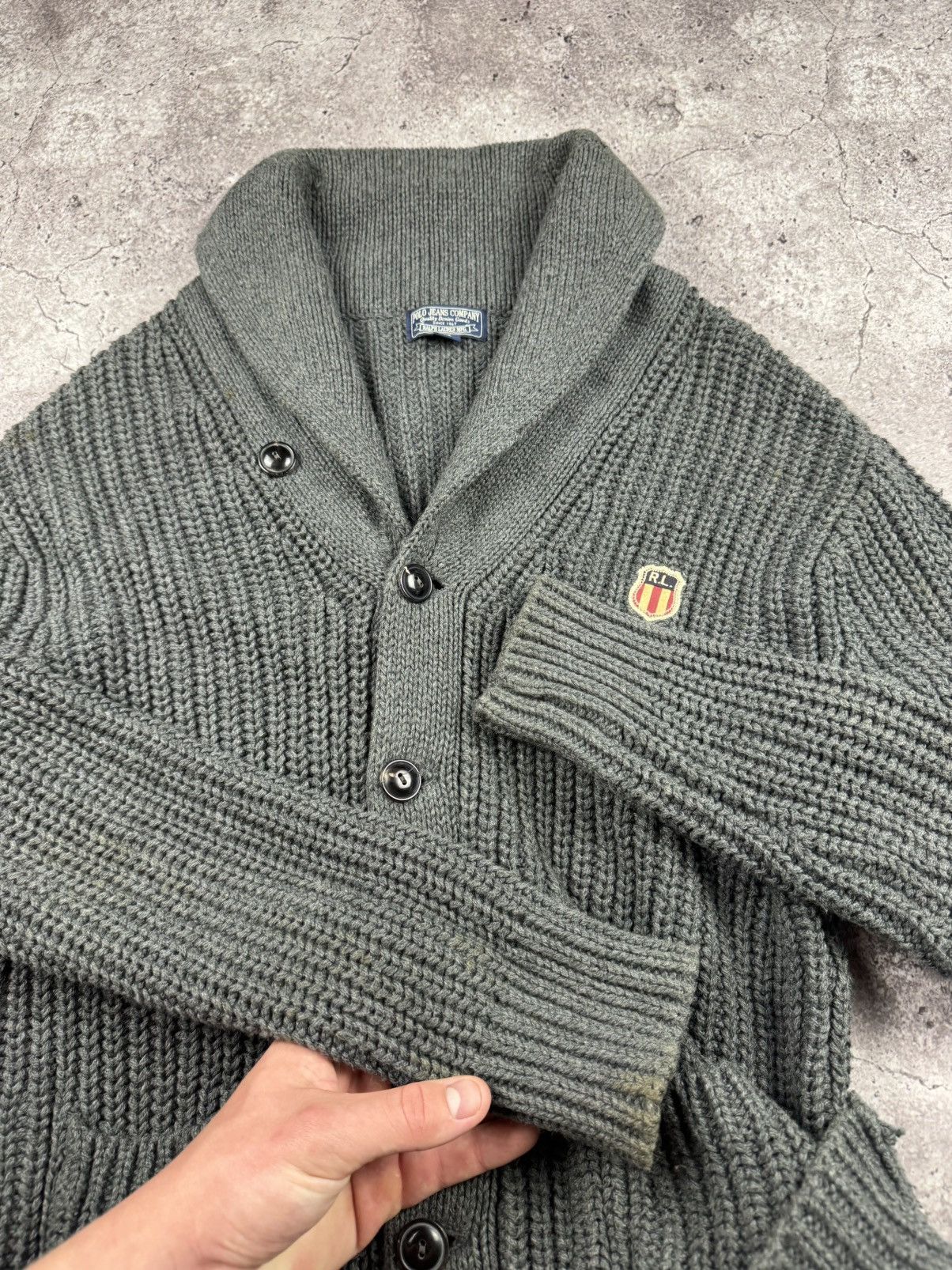 Polo Ralph Lauren Vintage Polo Ralph Lauren Cardigan Knitted Sweater Button-Up Size US M / EU 48-50 / 2 - 3 Thumbnail