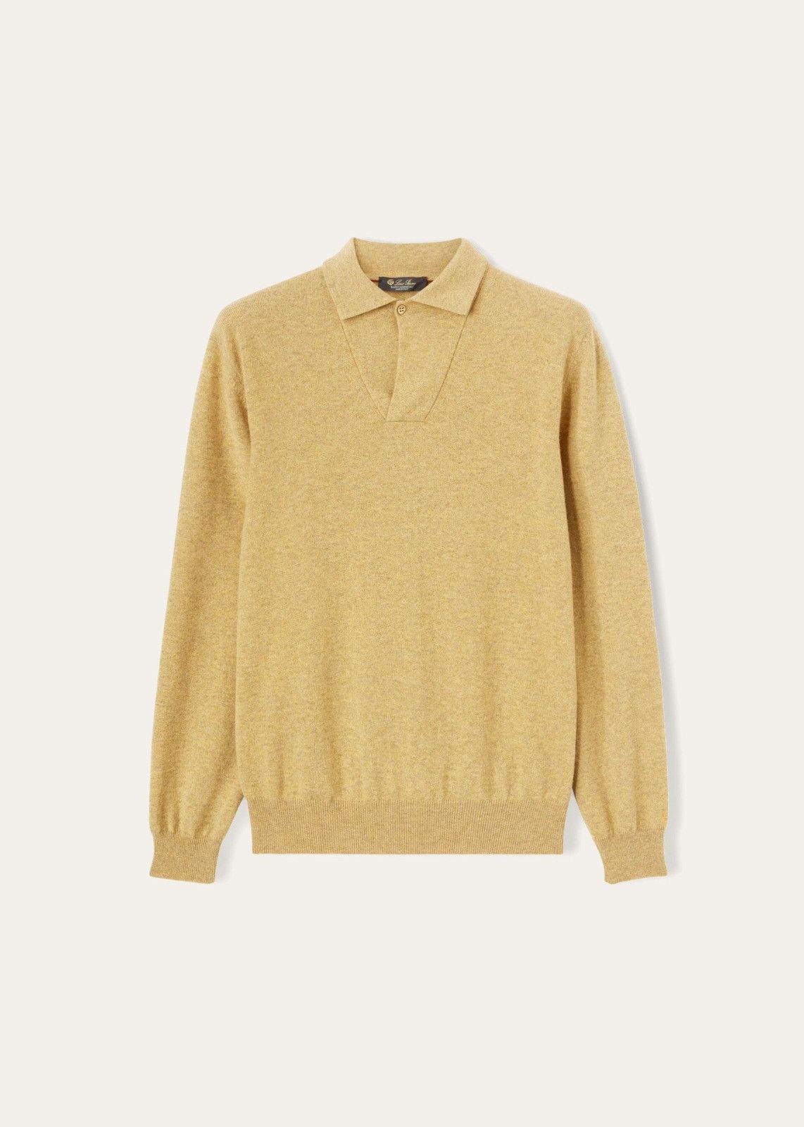 Loro Piana o1srvl11e1224 Open Polo Shirt in Yellow Size US S / EU 44-46 / 1 - 1 Thumbnail
