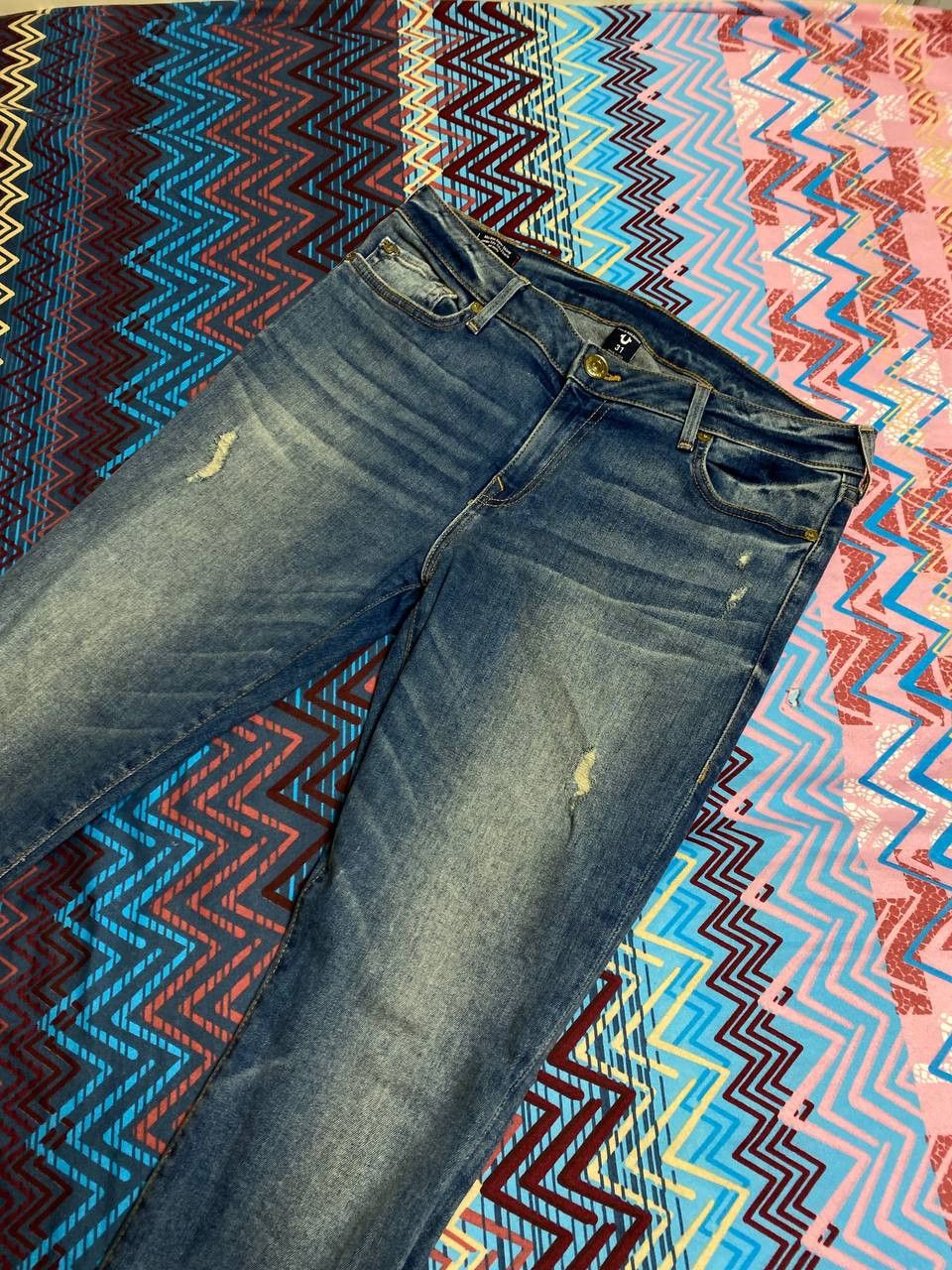 True Religion True Religion jeans denim vintage 90s USA streetwear drip Size 31" - 10 Thumbnail