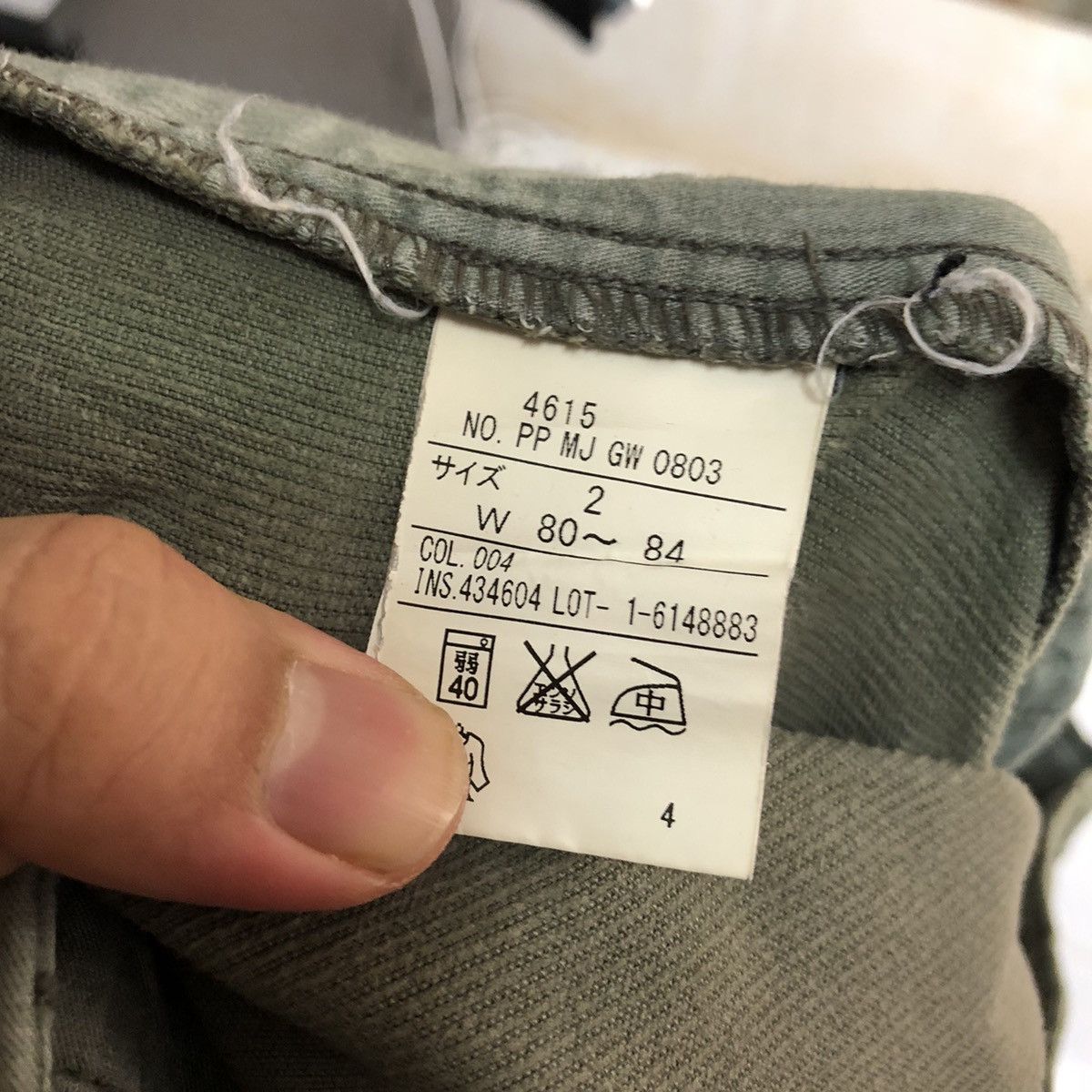 Japanese Brand × Vintage Shark Park Green faded vintage Casual Pants #A2447 Size US 31 - 19 Thumbnail