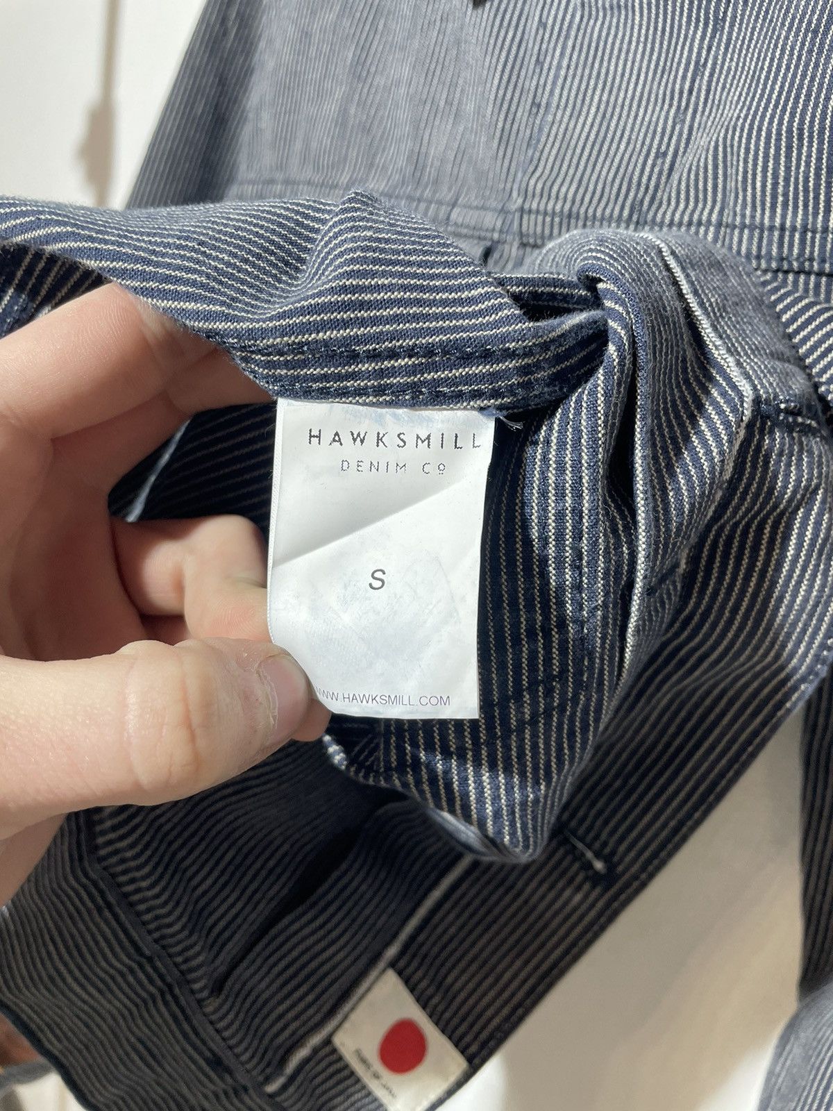 Hawksmill & YMC MK2 Japanese Selvedge Stripe Jacket Denim