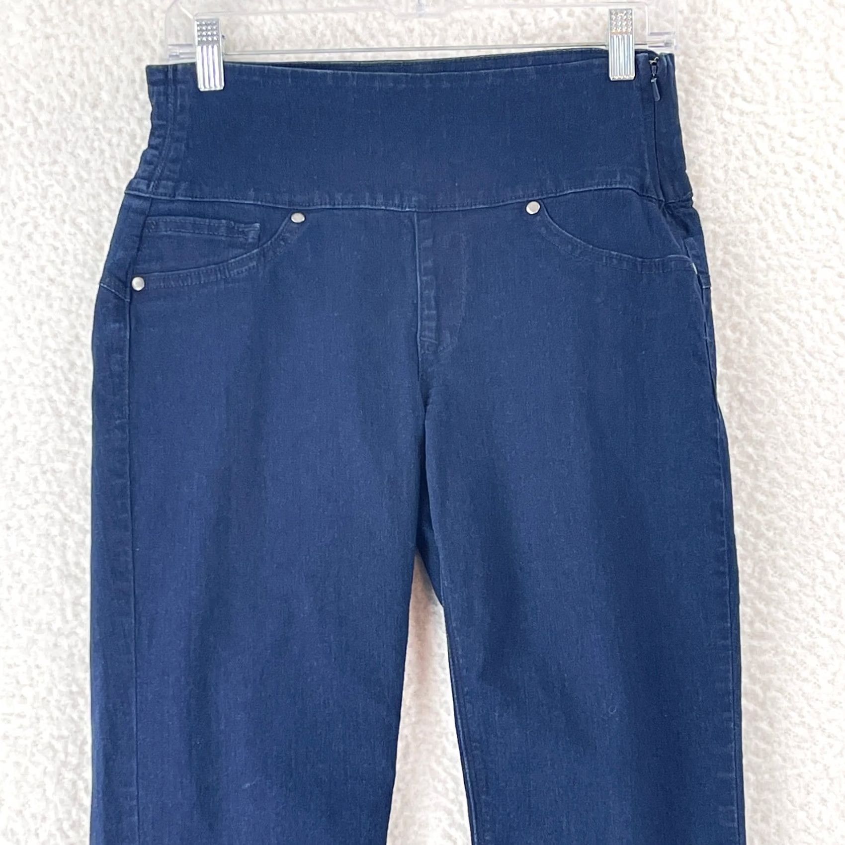 Spanx Spanx Jeans Womens Medium Blue Denim Jegging Skinny Pull On Stretch 28" Inseam Regular Rise 10.5" Denim Slim Fit Bohemian City Hipster Vintage: No Size 32" / US 10 / IT 46 - 2 Thumbnail