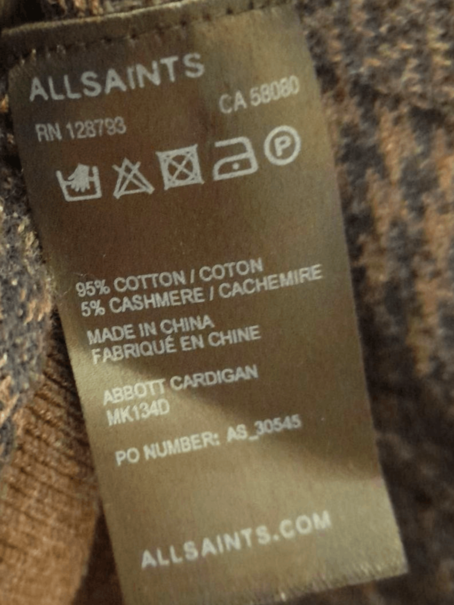 Allsaints Allsaints japanese kurt cobain luxury wool cardigan jacket Size US M / EU 48-50 / 2 - 8 Thumbnail