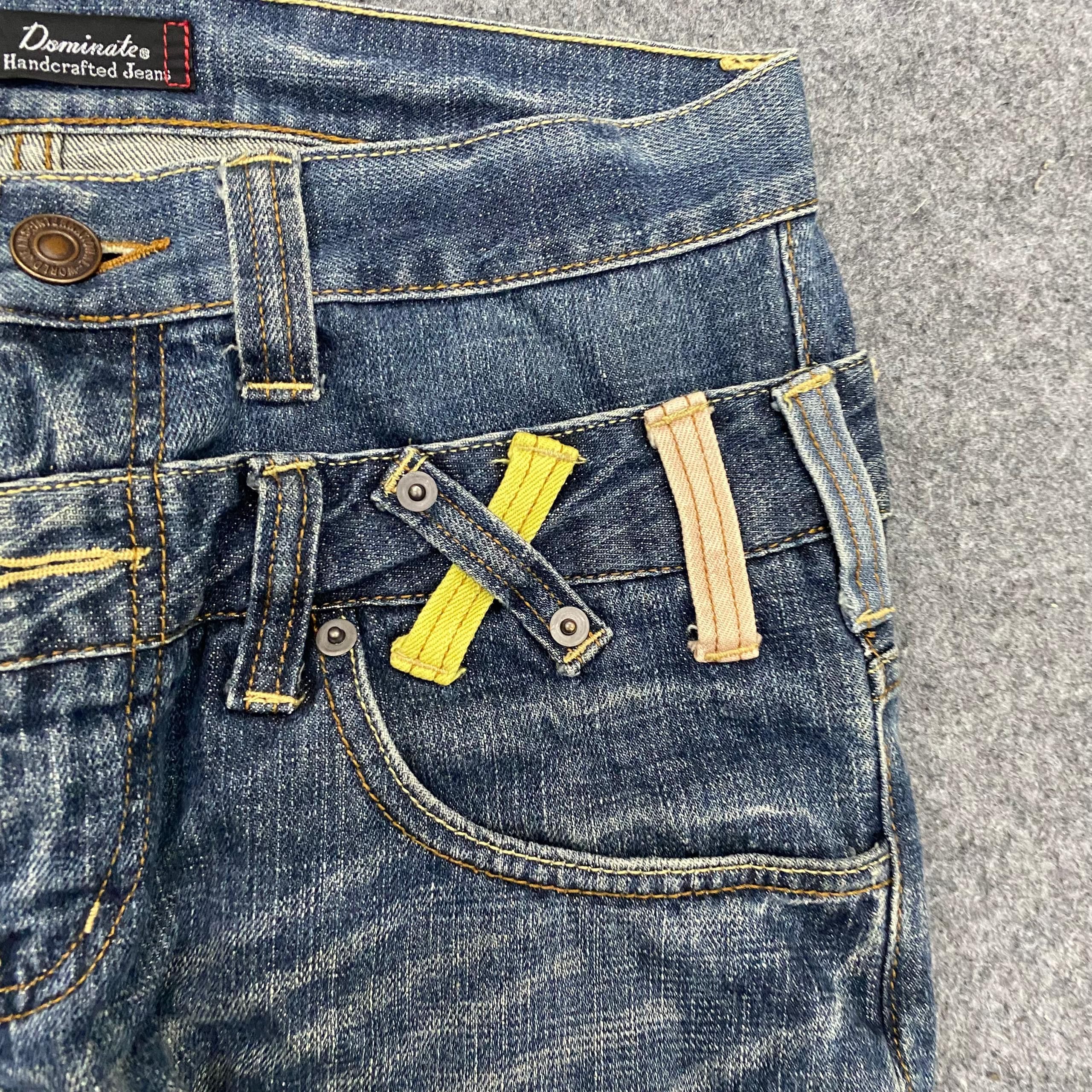 Le Grande Bleu (L.G.B.) 💥Best Offer💥Vintage Dominate Double Waist Denim Size US 30 / EU 46 - 9 Thumbnail